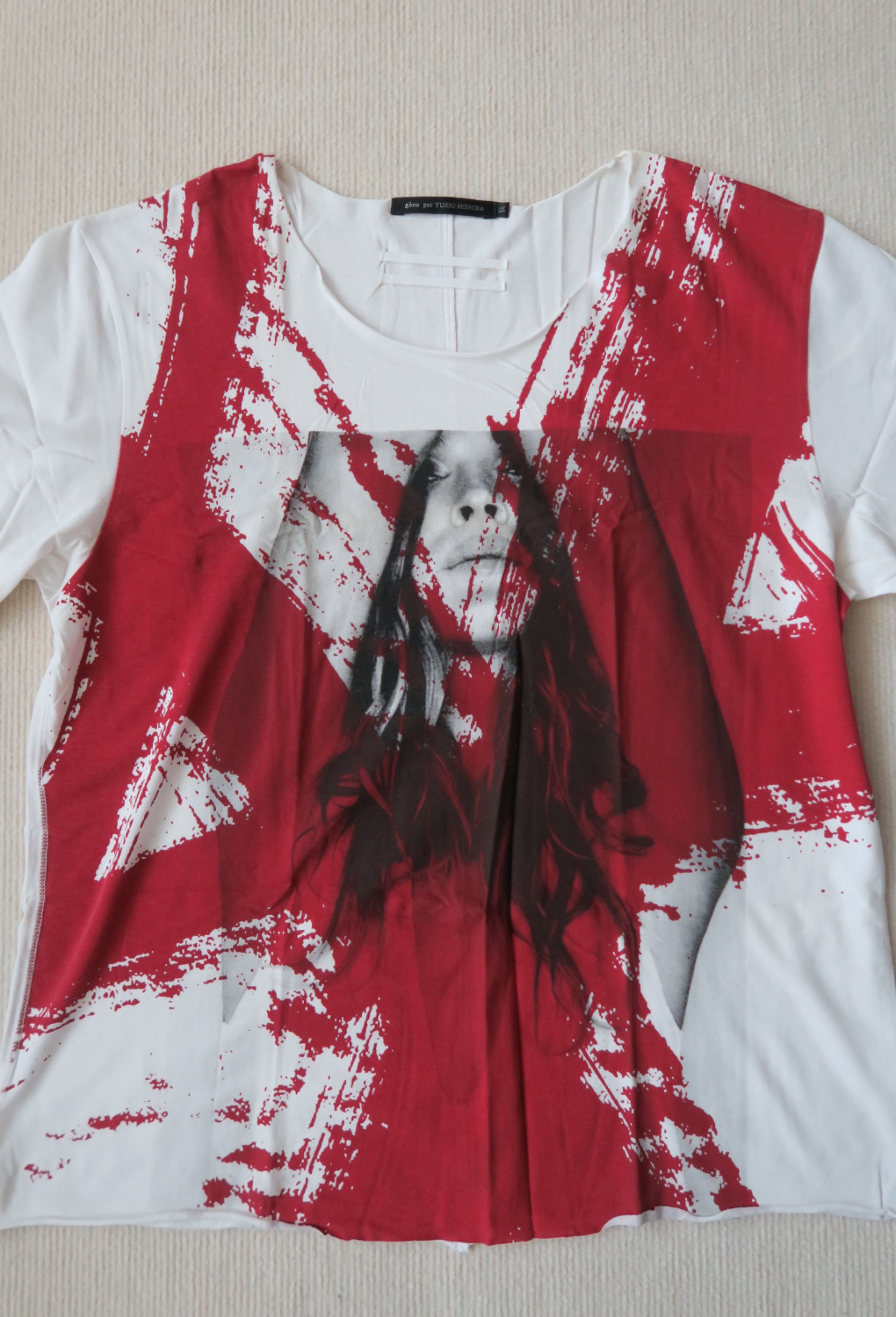 Gene Par Yukio Mishiba gene par YUKIO MISHIBA Japan Spatter Paint Portrait T-Shirt Size US L / EU 52-54 / 3 - 2 Thumbnail