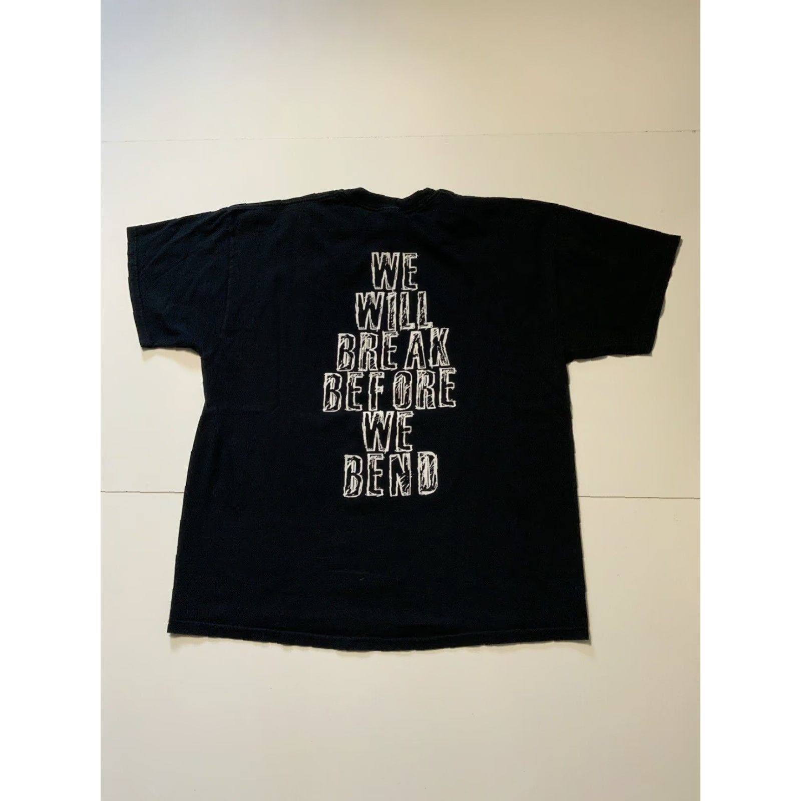 Jerzees XSIJX Yucaipa Hardcore We Will Break Before We Bend Punk Rock Band T-Shirt XL Mens Black XL Punk 90s Concert Style T-Shirt Size US XL / EU 56 / 4 - 2 Thumbnail