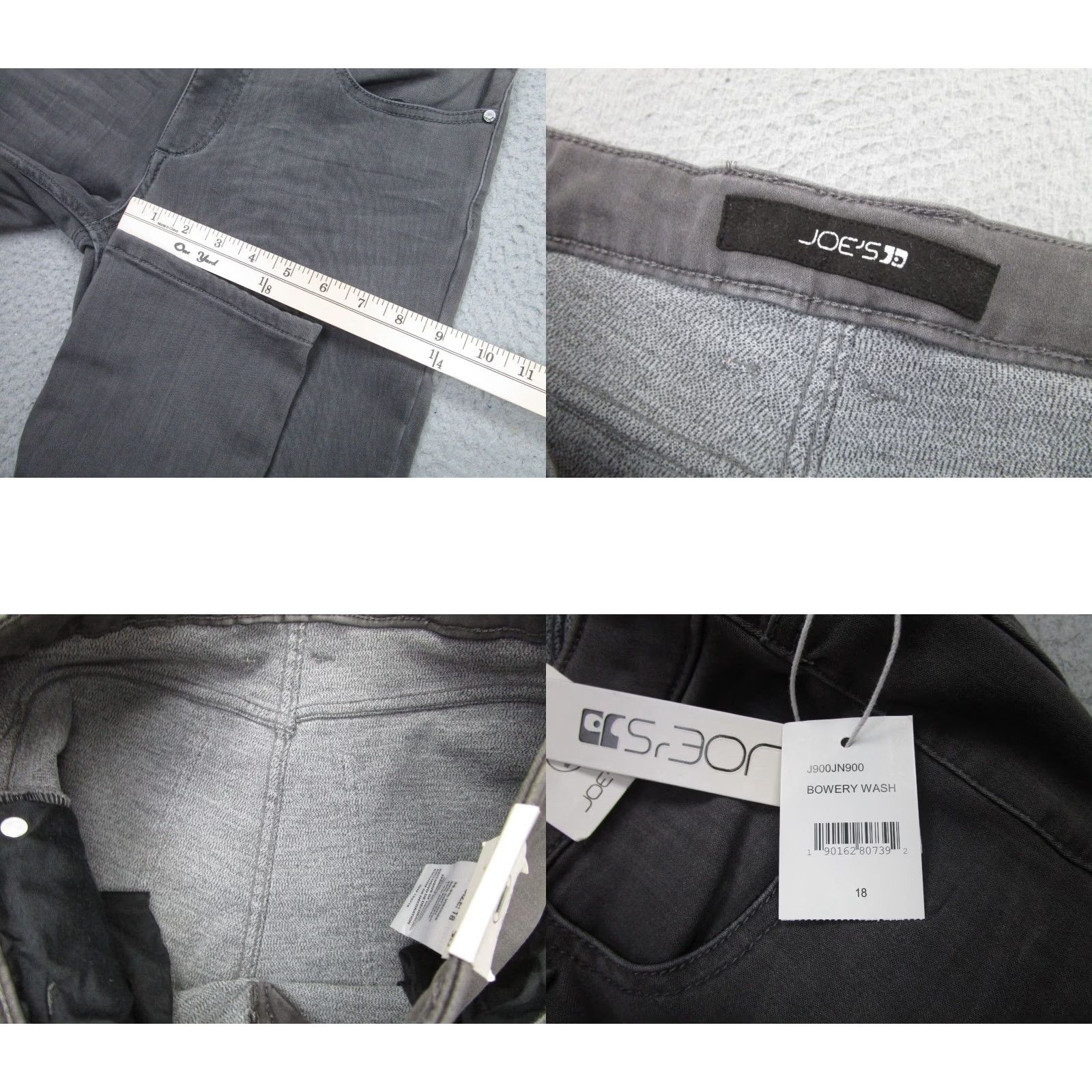 Vintage Joe's Jeans Womens Slim Straight Denim Jeans Size 18 Gray 32x32 Size 40" / US 18 - 8 Thumbnail