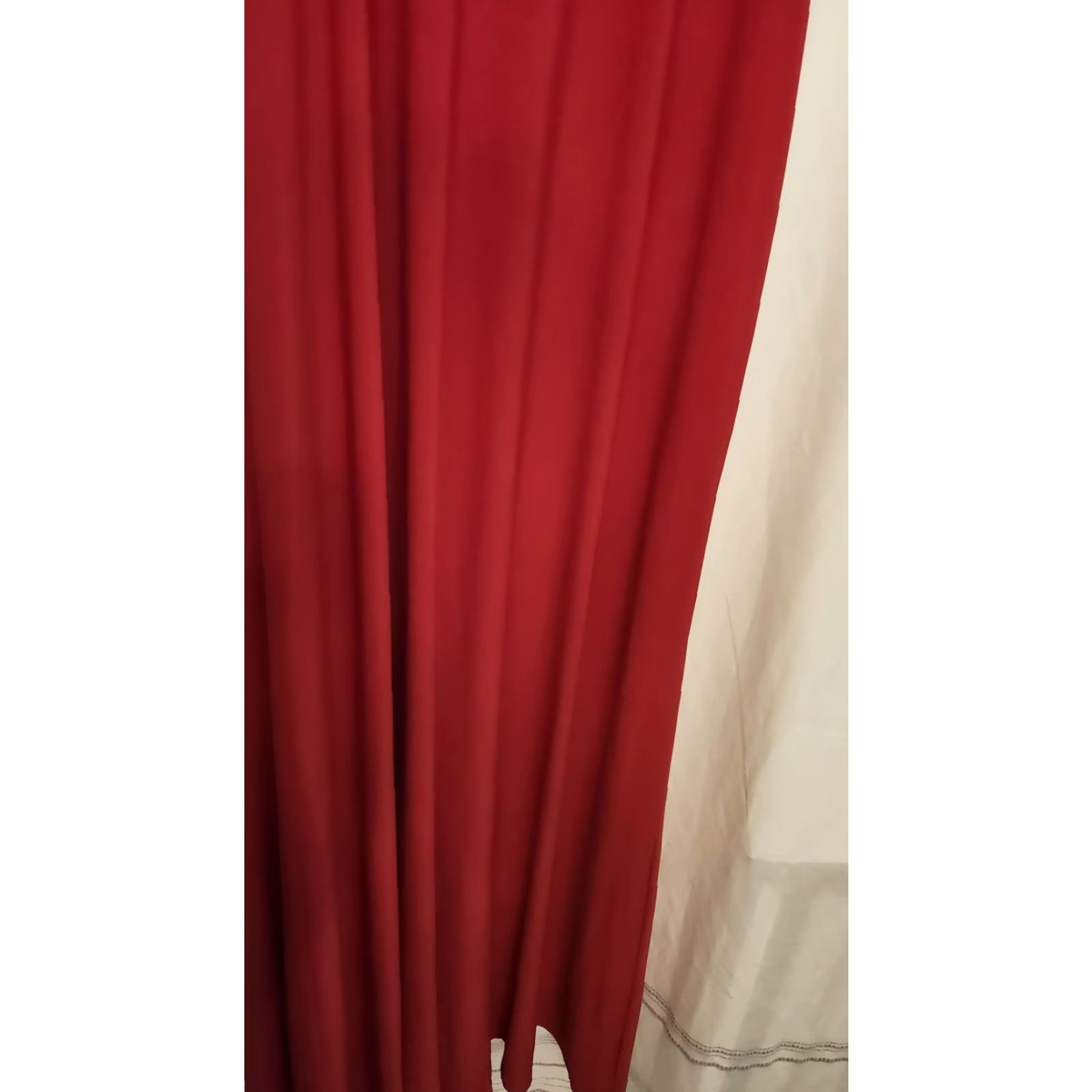 Vintage Betsy & Adam Dress Womens 2 One Shoulder Beaded Sequin Red Gown Evening Formal Maxi Long Dress Size XS / US 0-2 / IT 36-38 - 3 Thumbnail