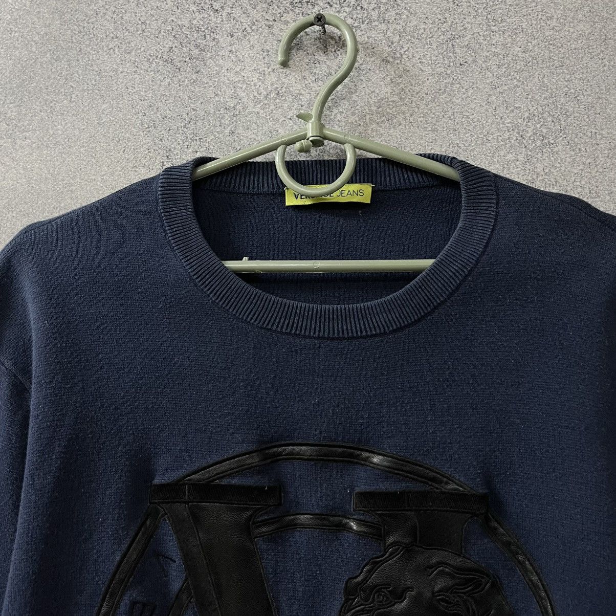 Versace Versace Jeans Big Logo Sweatshirt Size US L / EU 52-54 / 3 - 4 Thumbnail