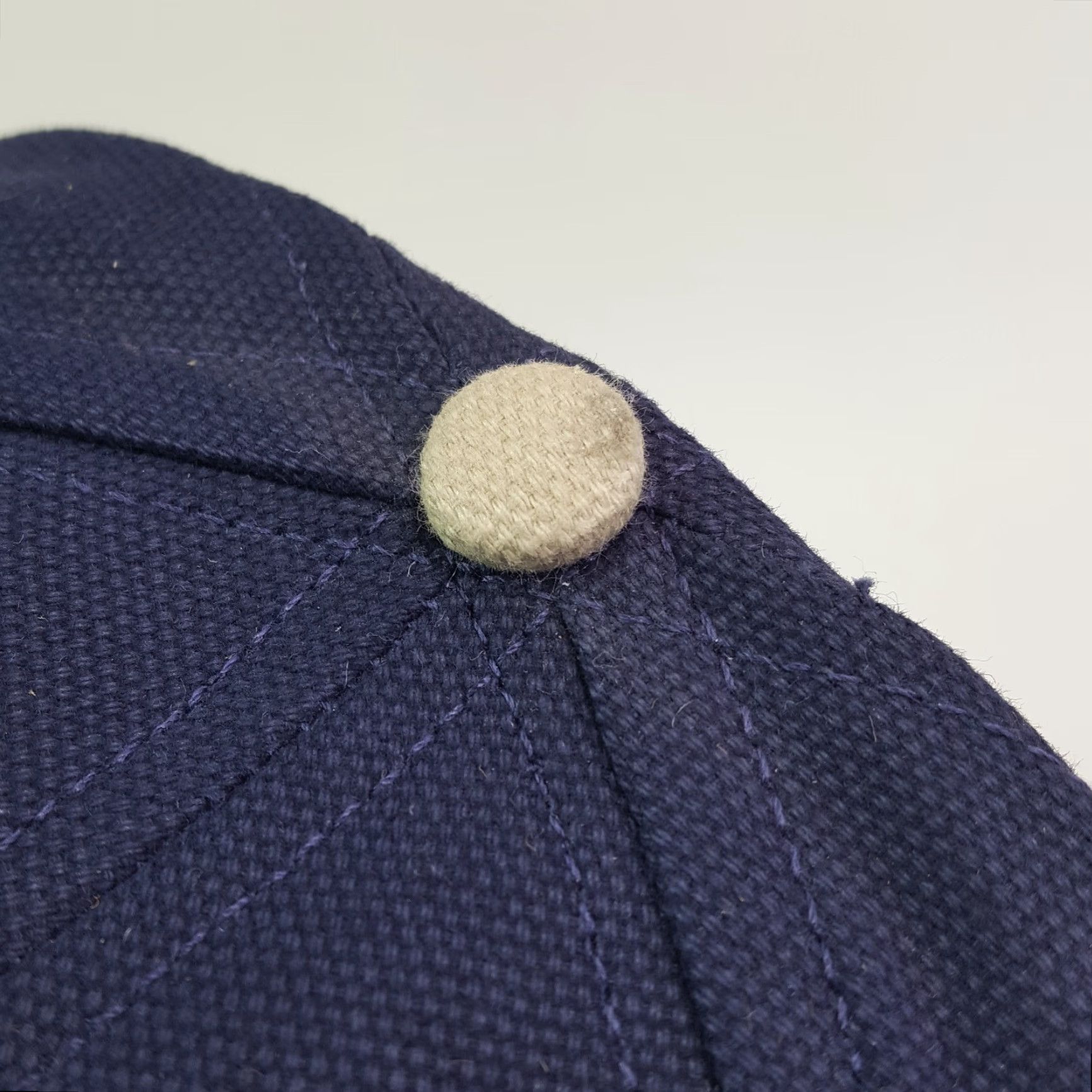 Vintage VINTAGE Town Talk Hat Baseball Cap Navy Blue USA Adjustable Knit Cotton Blend Embroidered Breathable Lightweight Solid 90s Sports Casual Mens Size ONE SIZE - 4 Thumbnail