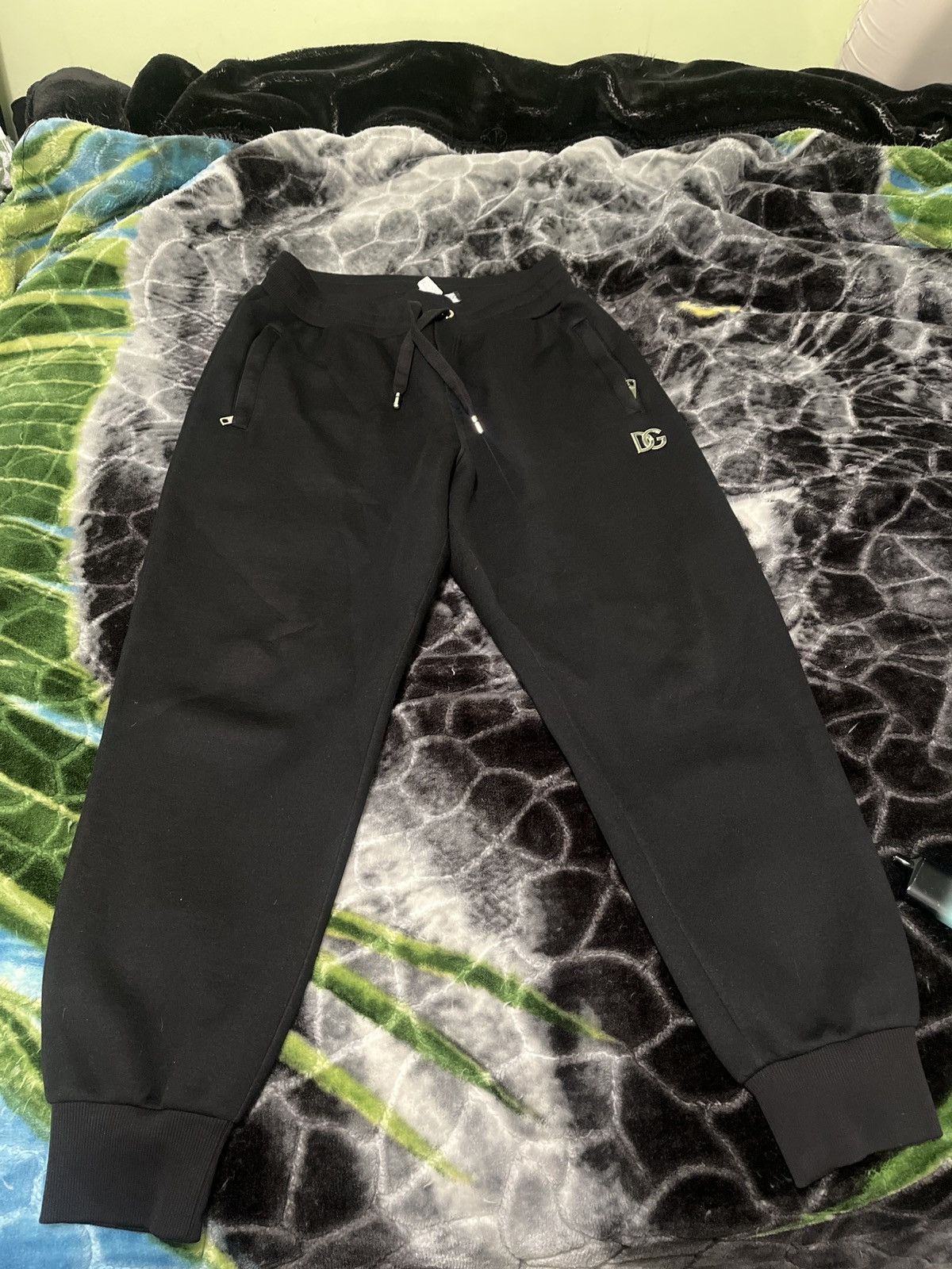 image of Cotton Dolce Gabbana Jogger in Black, Men's (Size 36)
