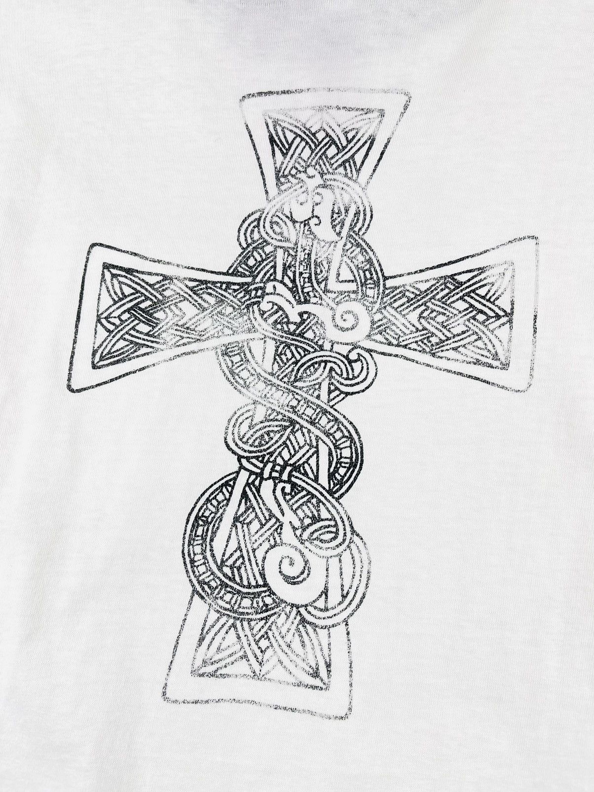 Chrome Hearts Chrome Hearts Distressed Celtic Cross Logo Pocket Tshirt Size US S / EU 44-46 / 1 - 3 Thumbnail