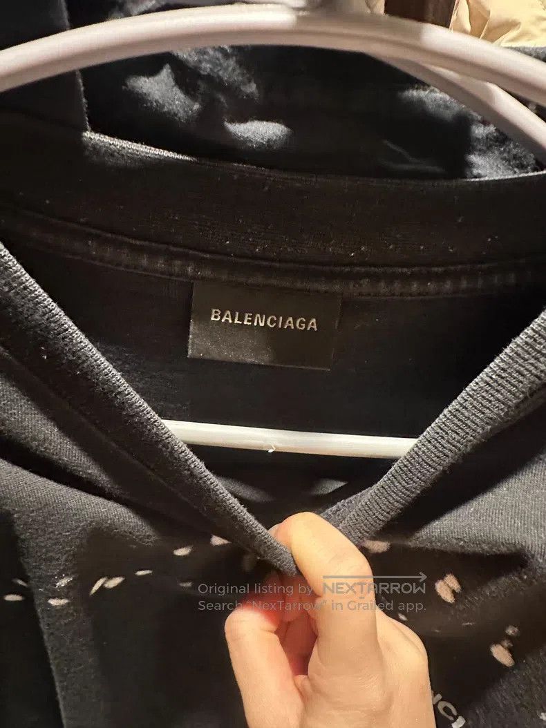 Balenciaga Balenciaga Men's T-Shirt Size US L / EU 52-54 / 3 - 3 Thumbnail