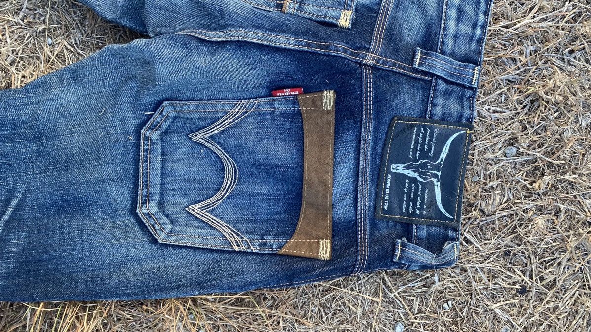 Edwin Edwin Blue Trip Jeans Front Pocket Nice Design Size US 29 - 16 Thumbnail