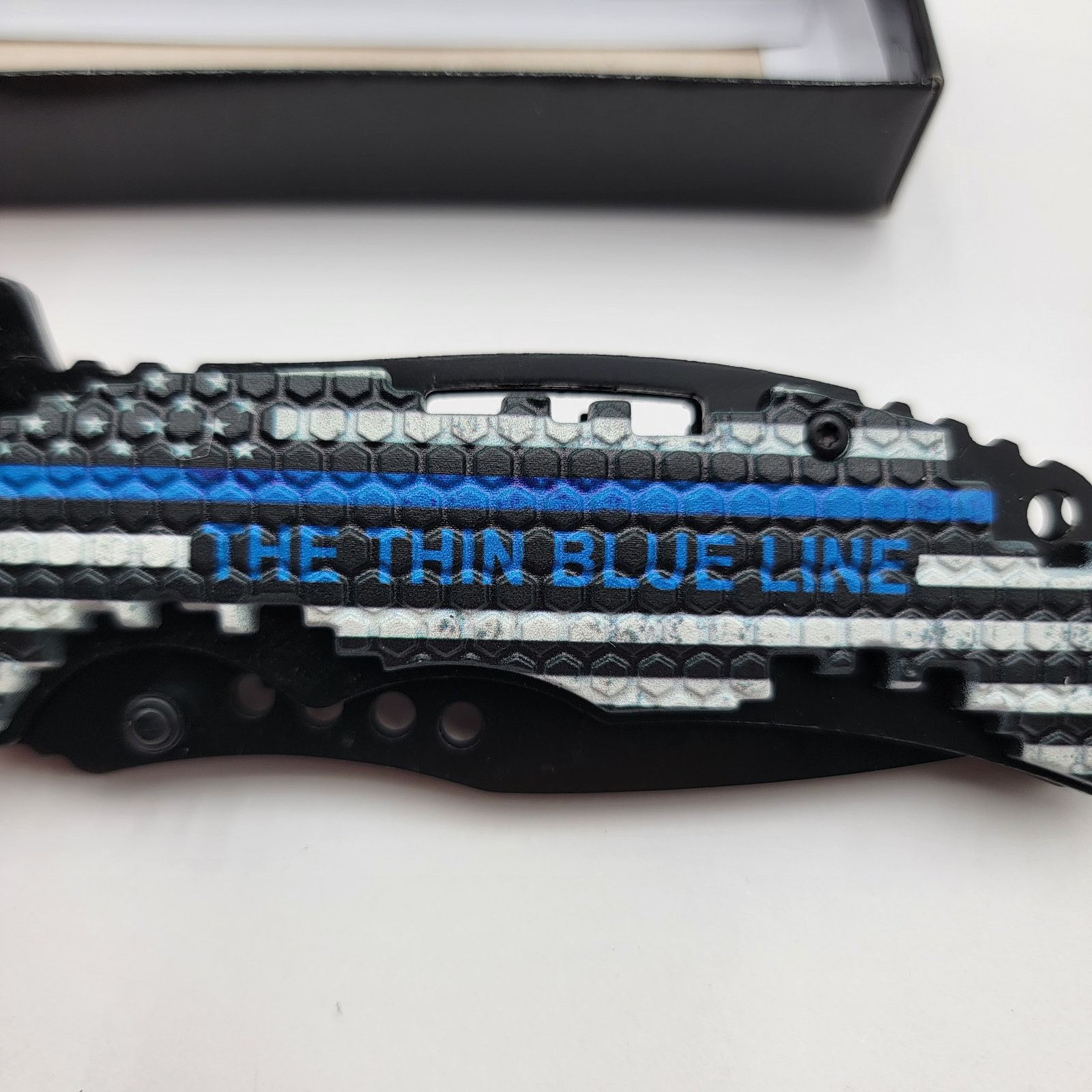 Blue Gear The Thin Blue Line Limited Edition 4.5" Folding Pocket Knife Size ONE SIZE - 3 Thumbnail
