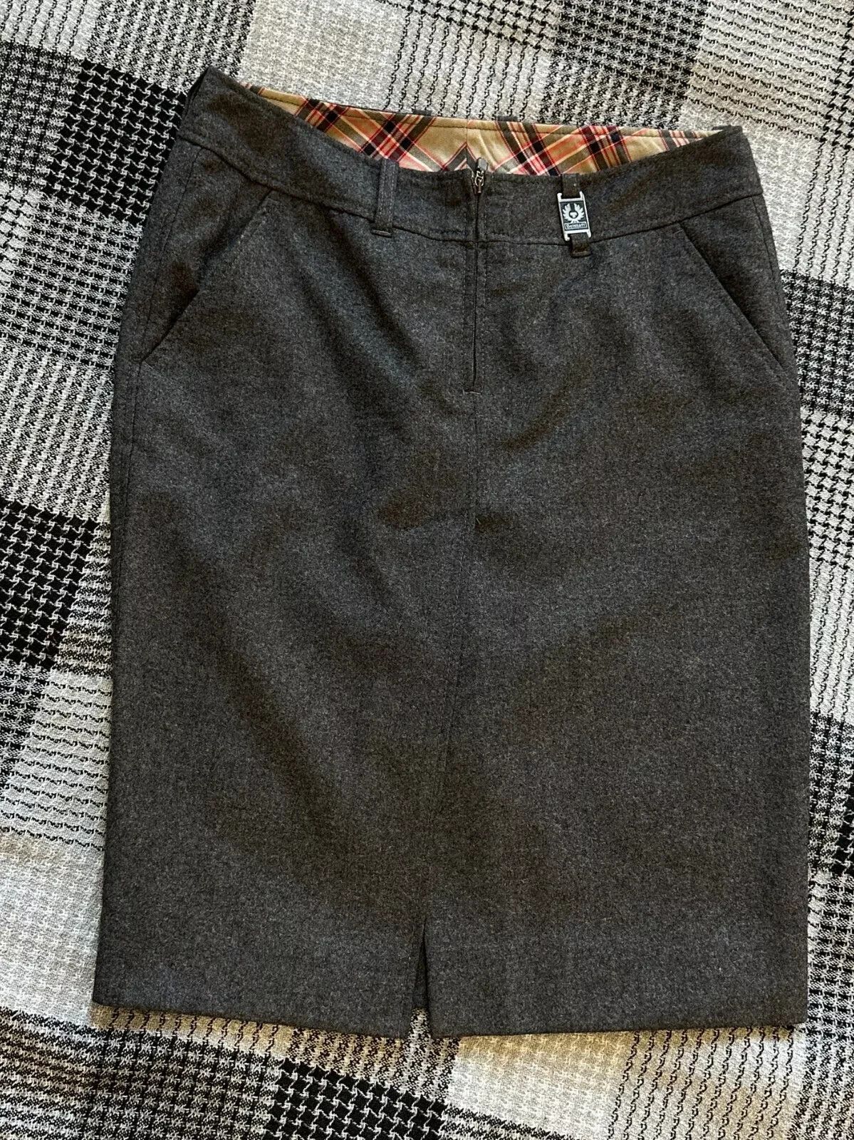 Belstaff Belstaff Wool Knee Length Pencil Mid-length Skirt Womens Size 28" / US 6 / IT 42 - 4 Thumbnail