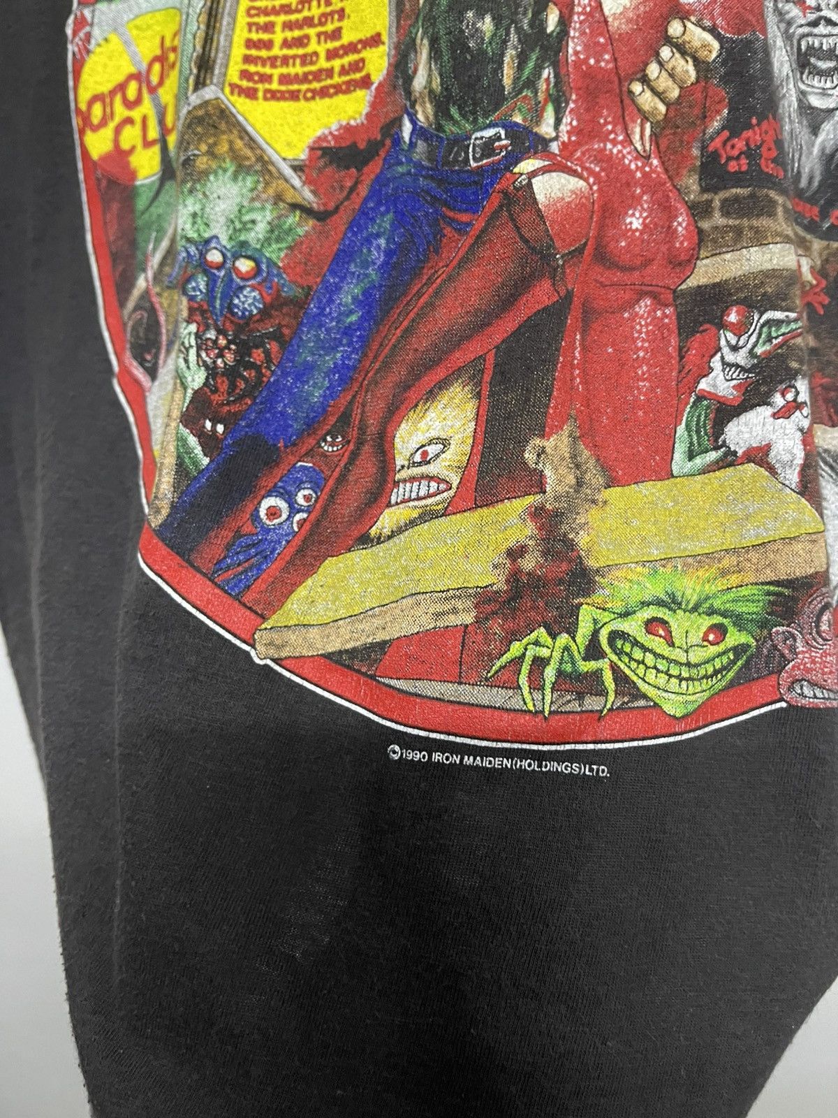 Band Tees × Iron Maiden × Vintage VINTAGE IRON MAIDEN BRING YOUR DAUGHTER 1990 TOUR TSHIRT Size US L / EU 52-54 / 3 - 5 Thumbnail