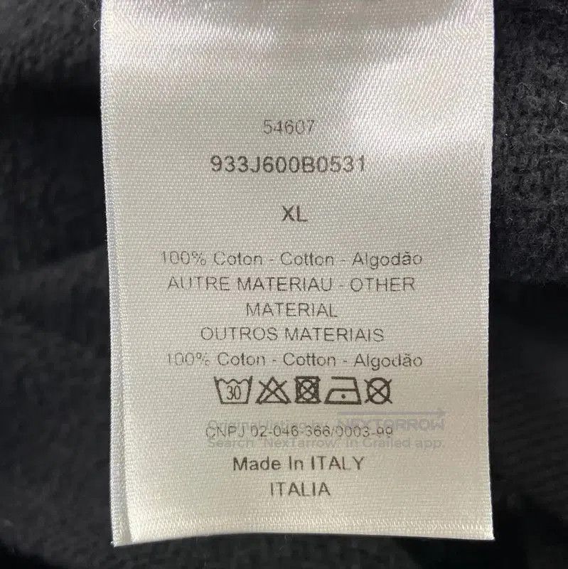 Dior Dior Black Cotton Hooded Sweatshirt for Women . Size XL / US 12-14 / IT 48-50 - 6 Thumbnail
