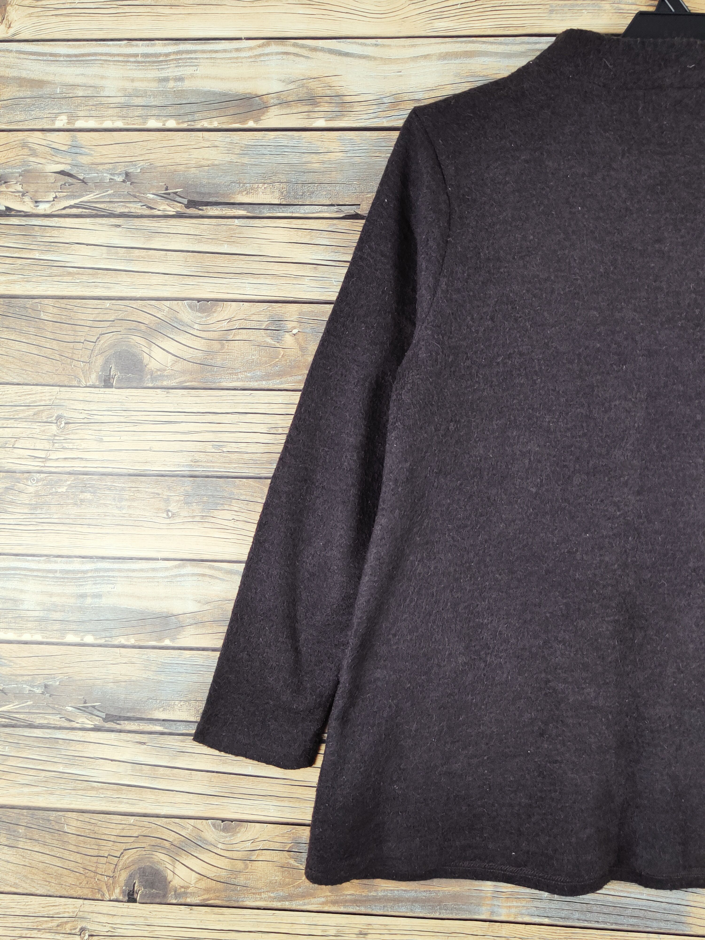 Homespun Knitwear × Japanese Brand × Vintage Japanese Brand Dark Gray Knitwear Blouses #W984 Size M / US 6-8 / IT 42-44 - 8 Thumbnail