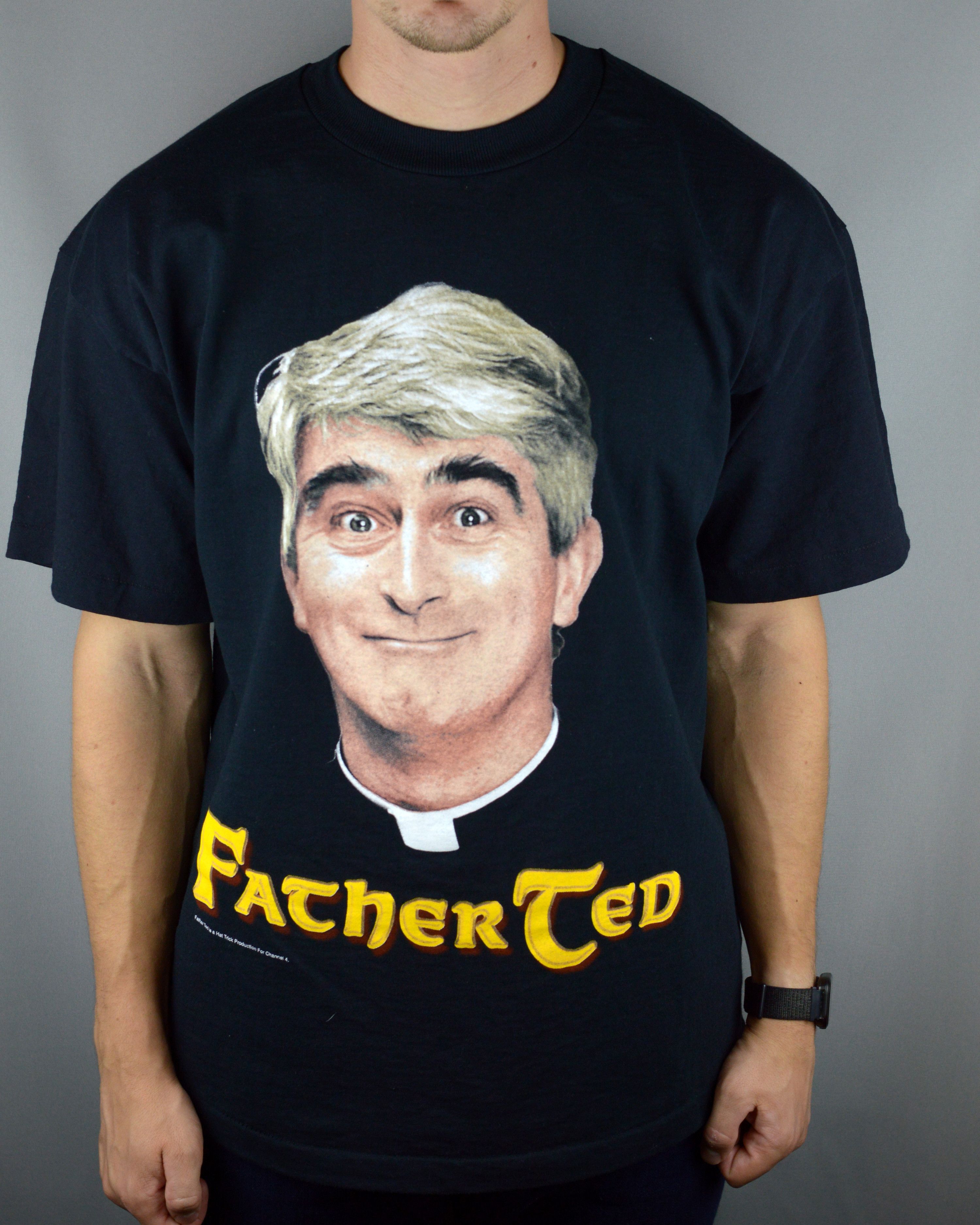 Vintage Vintage Father Ted 90s t shirt Size US XL / EU 56 / 4 - 1 Thumbnail