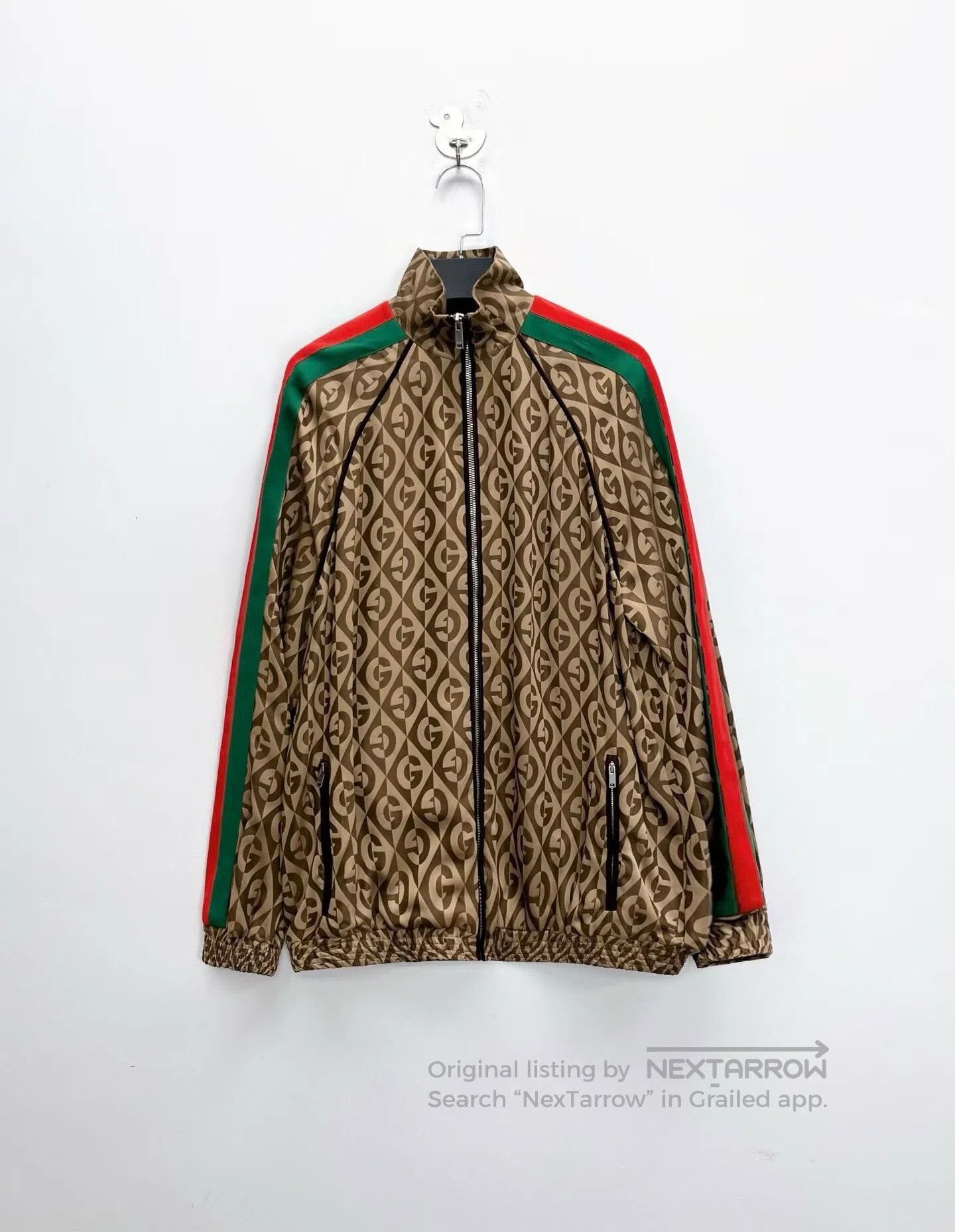 Gucci Gucci Diamond G Stripe Zip Jacket. Size US M / EU 48-50 / 2 - 1 Thumbnail