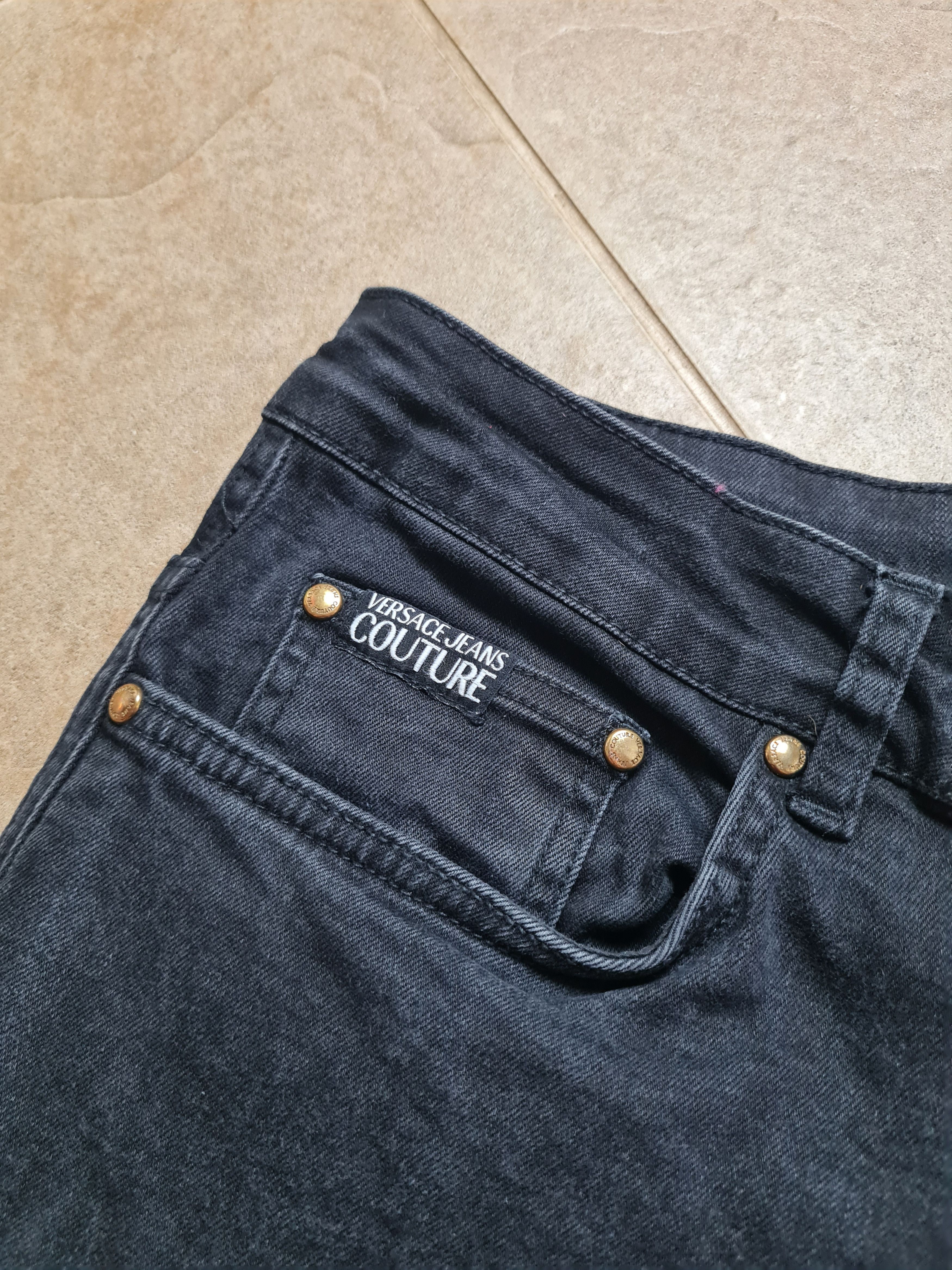 Versace Jeans Couture VINTAGE VERSACE JEANS COUTURE DENIM BIG LOGO TAG IT 44 Size US 28 / EU 44 - 6 Thumbnail