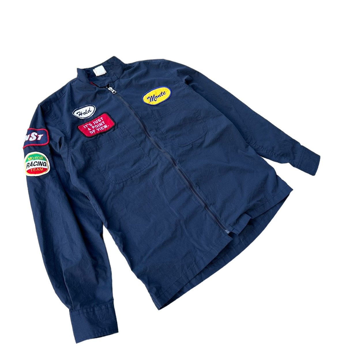 Japanese Brand Never seen thing zipper jacket with patches Size US M / EU 48-50 / 2 - 5 Thumbnail