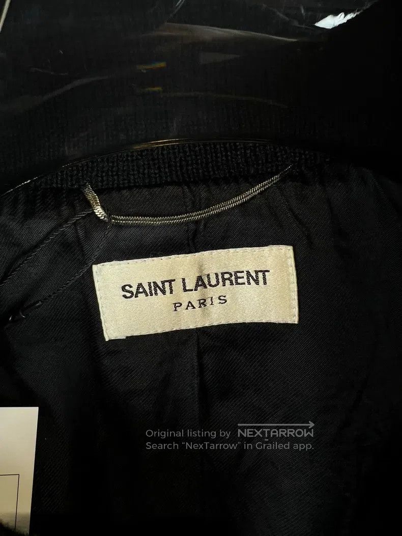 Saint Laurent Paris Saint Laurent Paris Deep blue baseball jacket Size US S / EU 44-46 / 1 - 3 Thumbnail