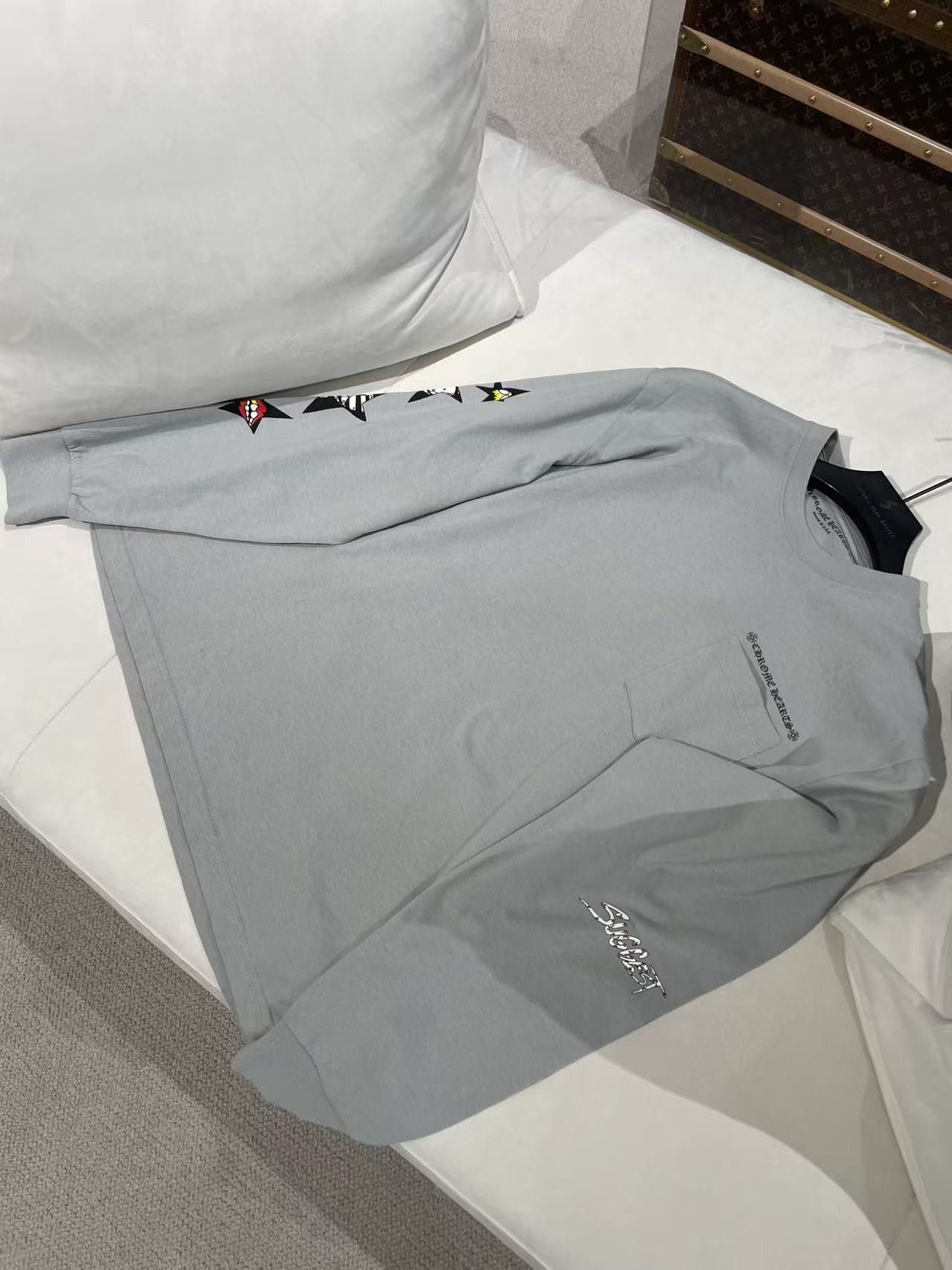 Chrome Hearts Chrome Hearts Matty Boy Suggest Grey Long Sleeve Tee Size US XL / EU 56 / 4 - 3 Thumbnail