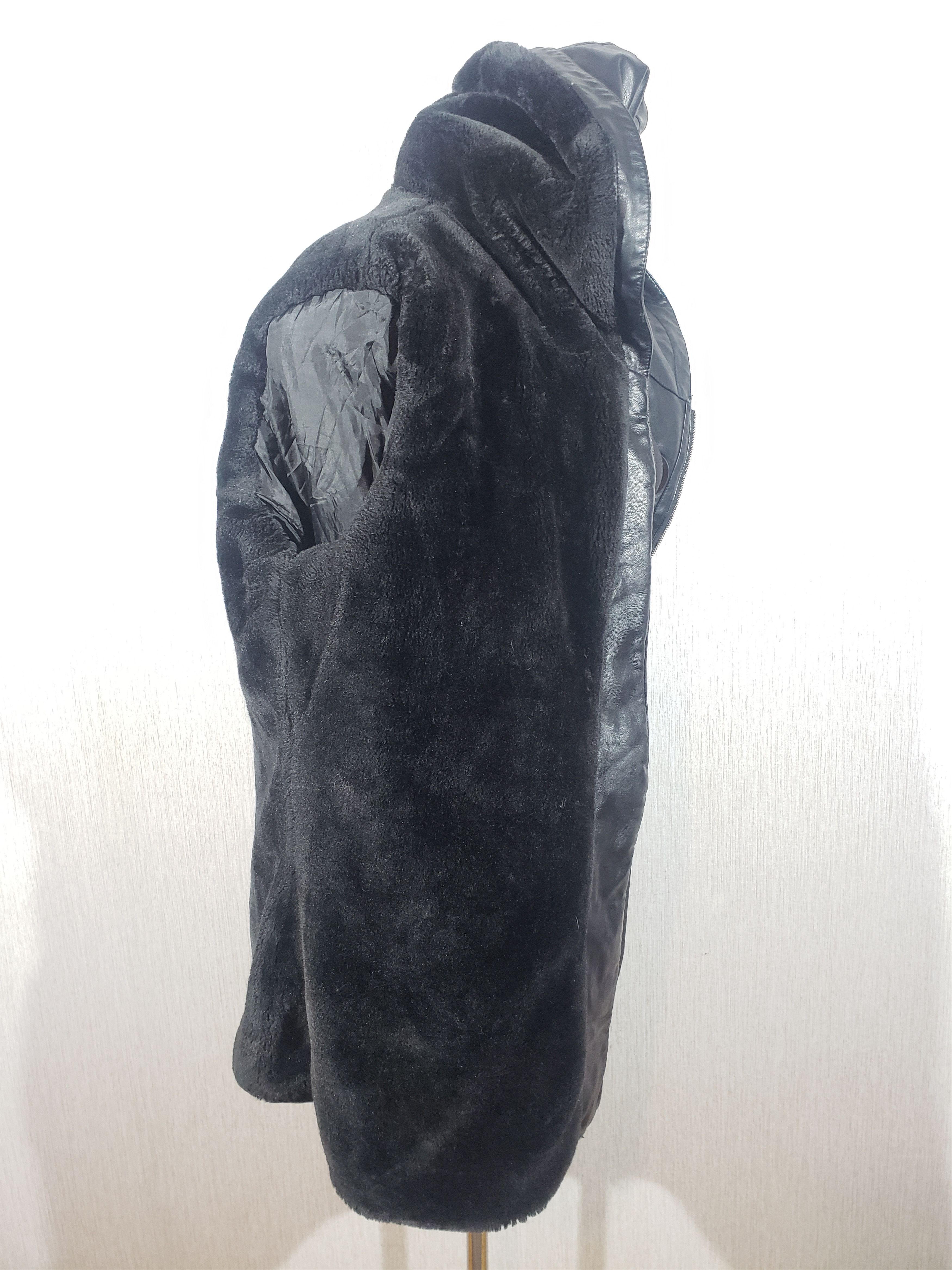 Other Warm stylish women's sheepskin coat with faux fur. Size XL / US 12-14 / IT 48-50 - 6 Thumbnail