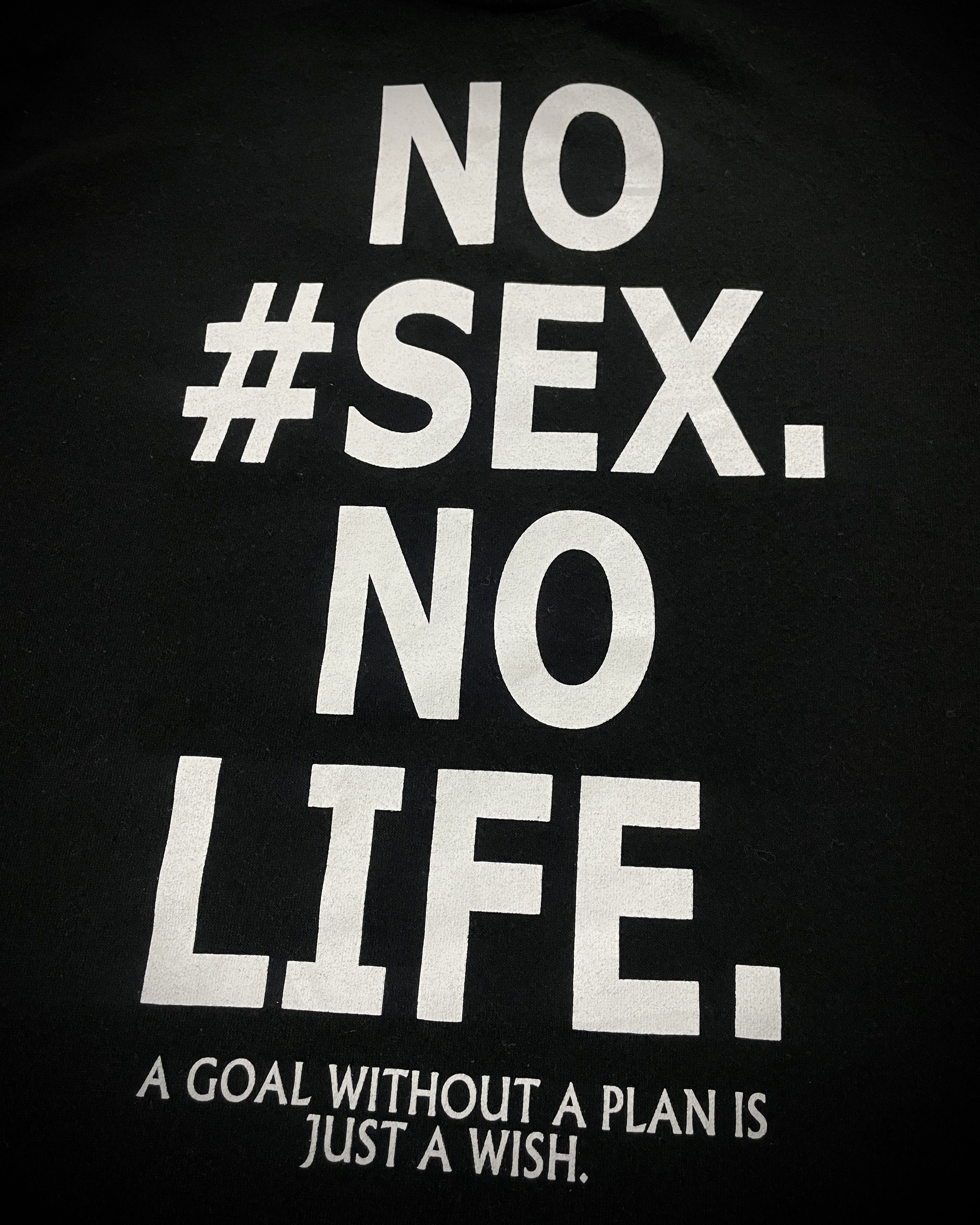 Japanese Brand Atelier Sab Men “No Sex No Life” Print T-Shirt Size US S / EU 44-46 / 1 - 2 Thumbnail
