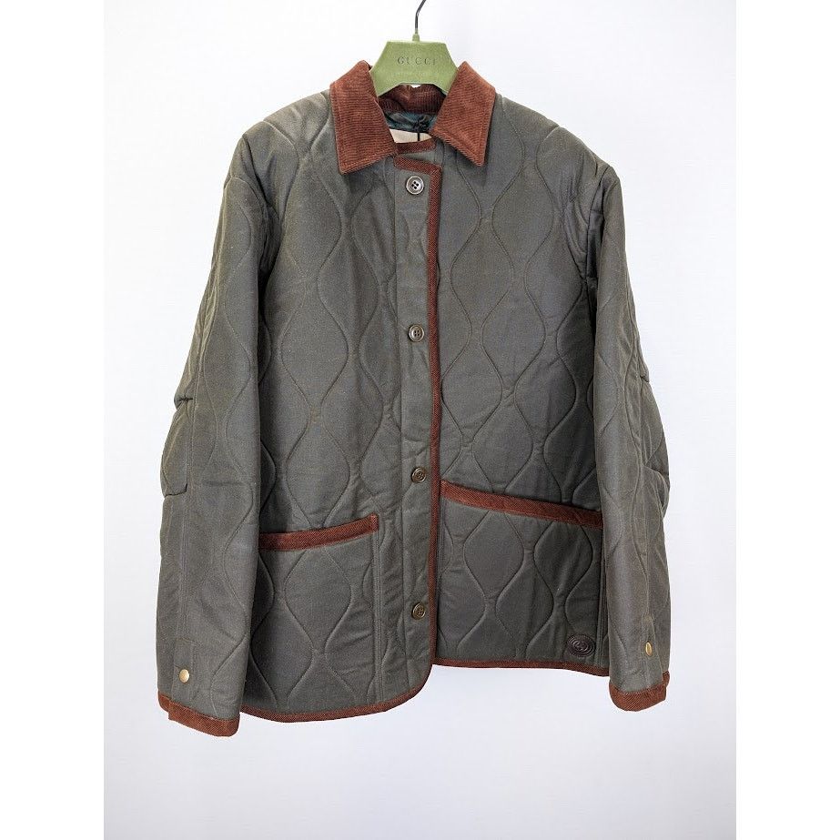 Gucci o1rshd1 Caban Waxed Cotton Jacket in Shrub/Mix Size US M / EU 48-50 / 2 - 1 Thumbnail