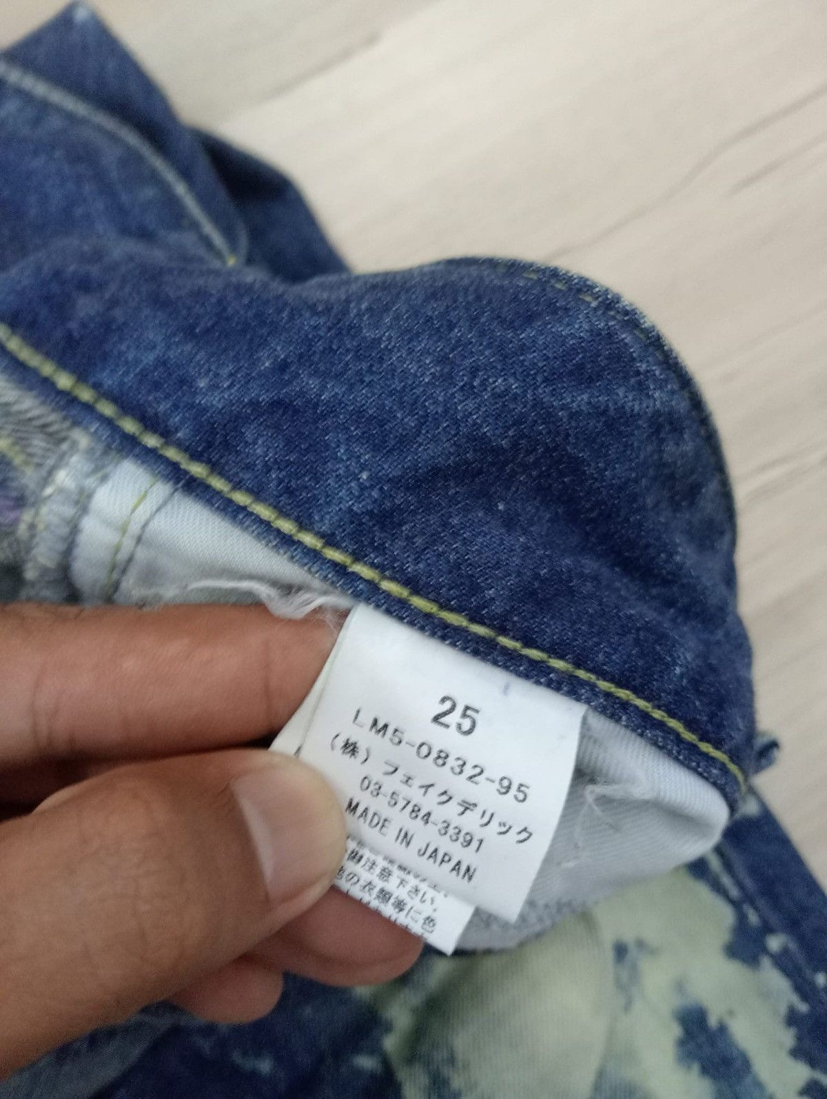 Japanese Brand SLY distressed painted flared jeans Size US 29 - 5 Thumbnail