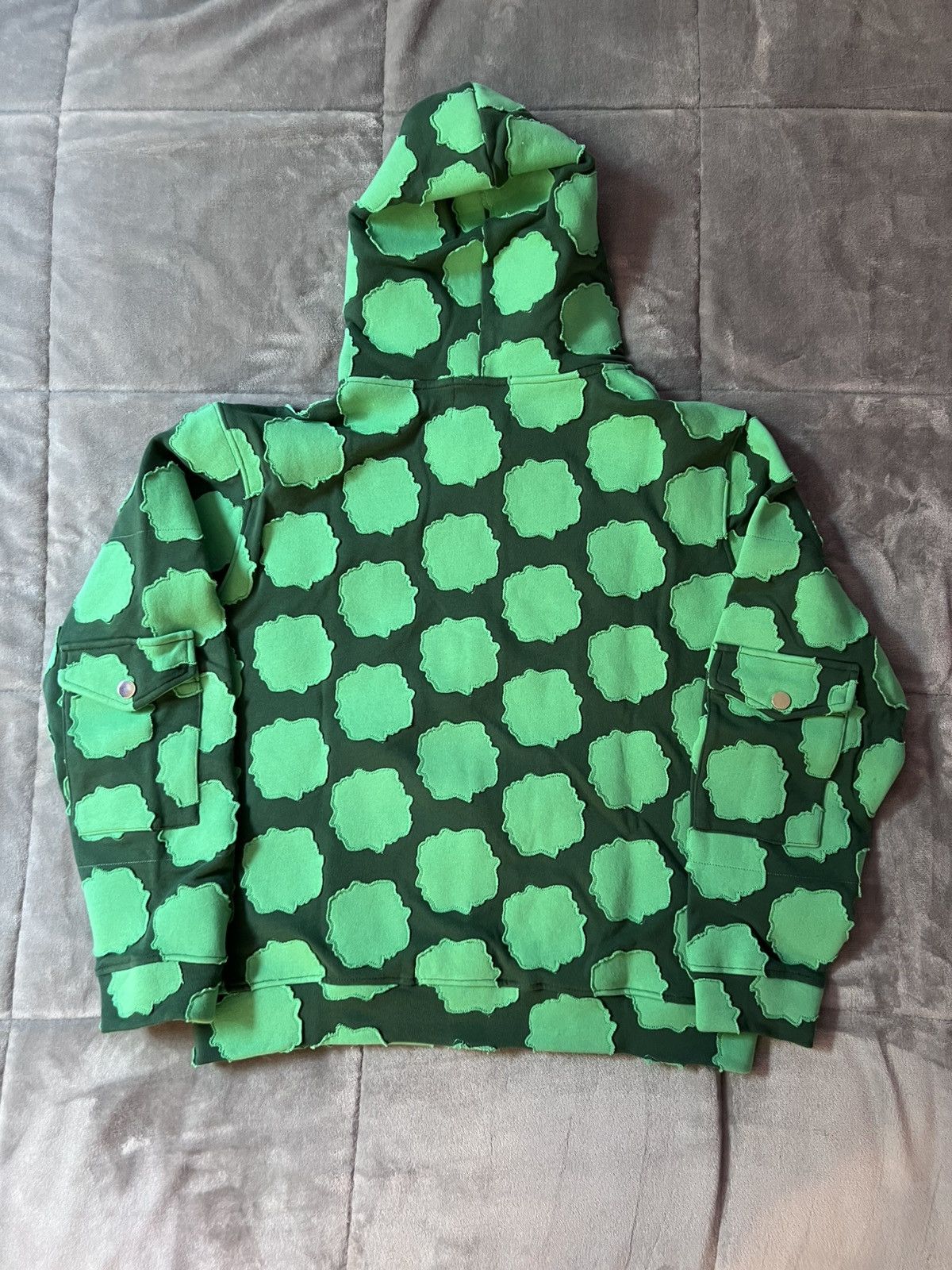 Other Mind Liquid Green Patch Zip-up Hoodie Size US XL / EU 56 / 4 - 2 Thumbnail