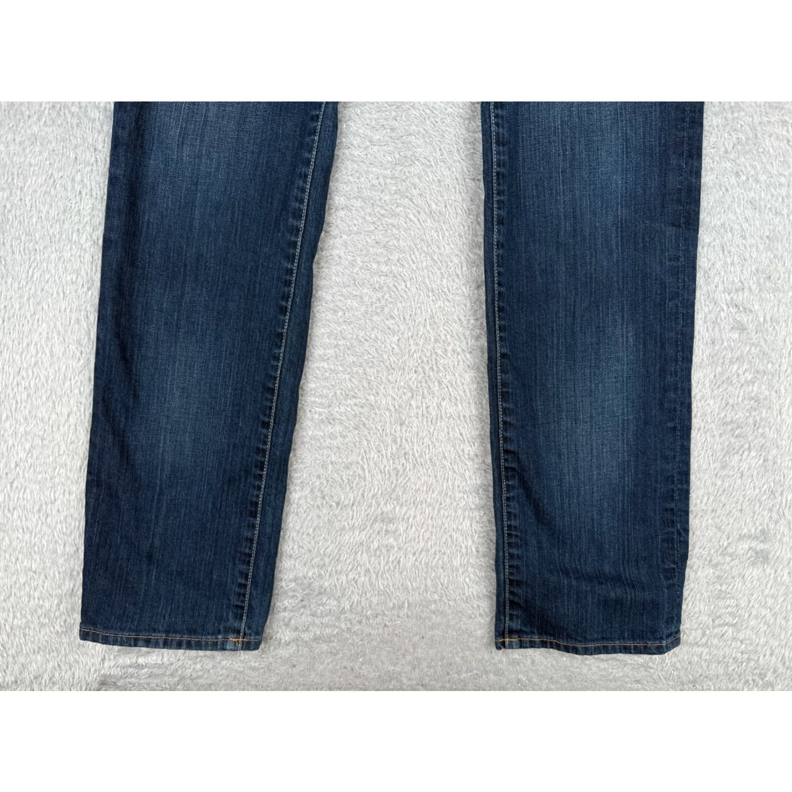 Gloria Vanderbilt Gloria Vanderbilt Jeans Women Stone Blue Denim 29x33 Straight Low Rise 12 Regular 5-Pocket Blue Cotton Blend Casual Vintage: No Size 34" / US 12 / IT 48 - 2 Thumbnail