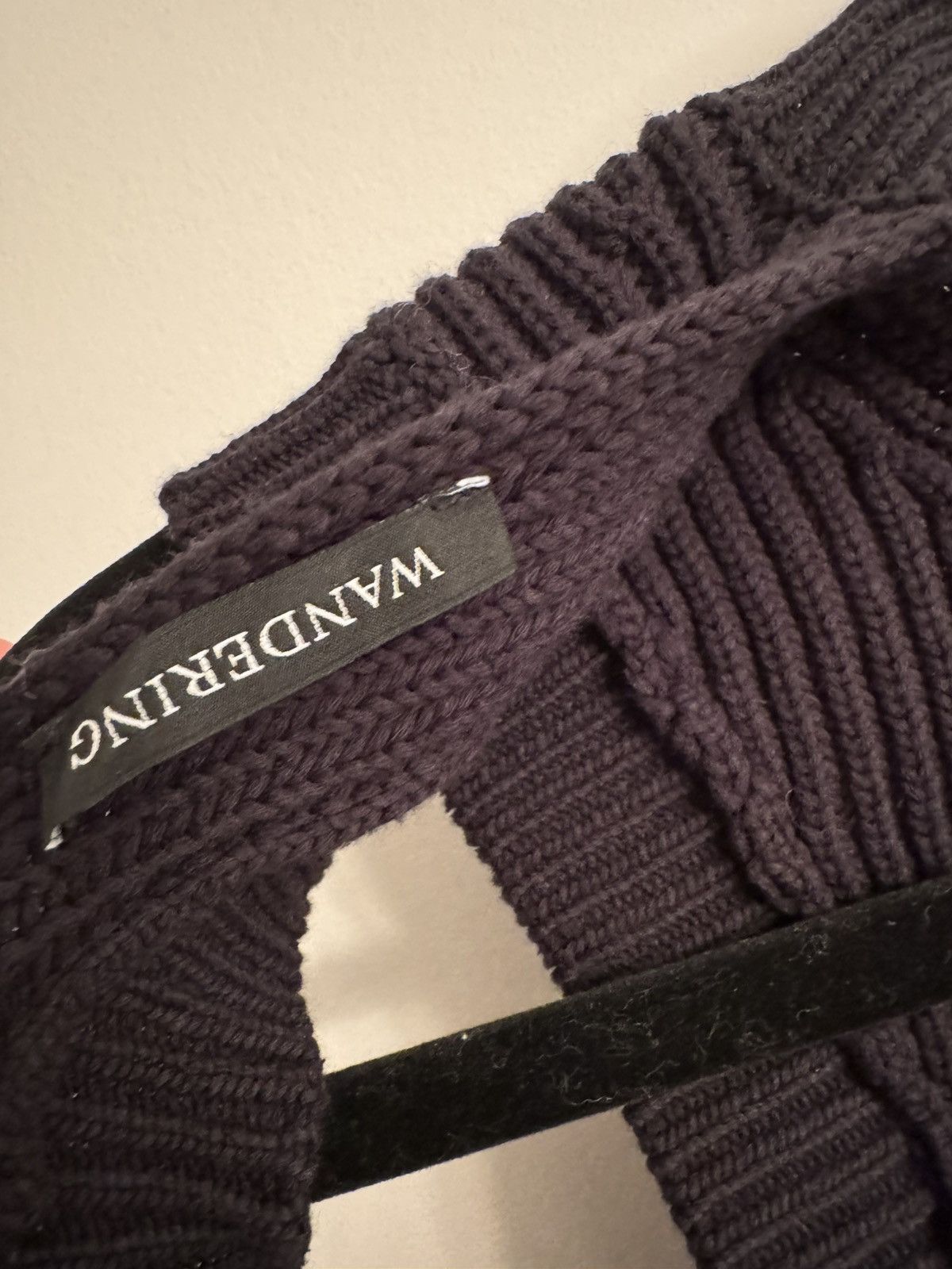 Other WANDERING Black Cotton Open Back Sweater Size M / US 6-8 / IT 42-44 - 7 Thumbnail