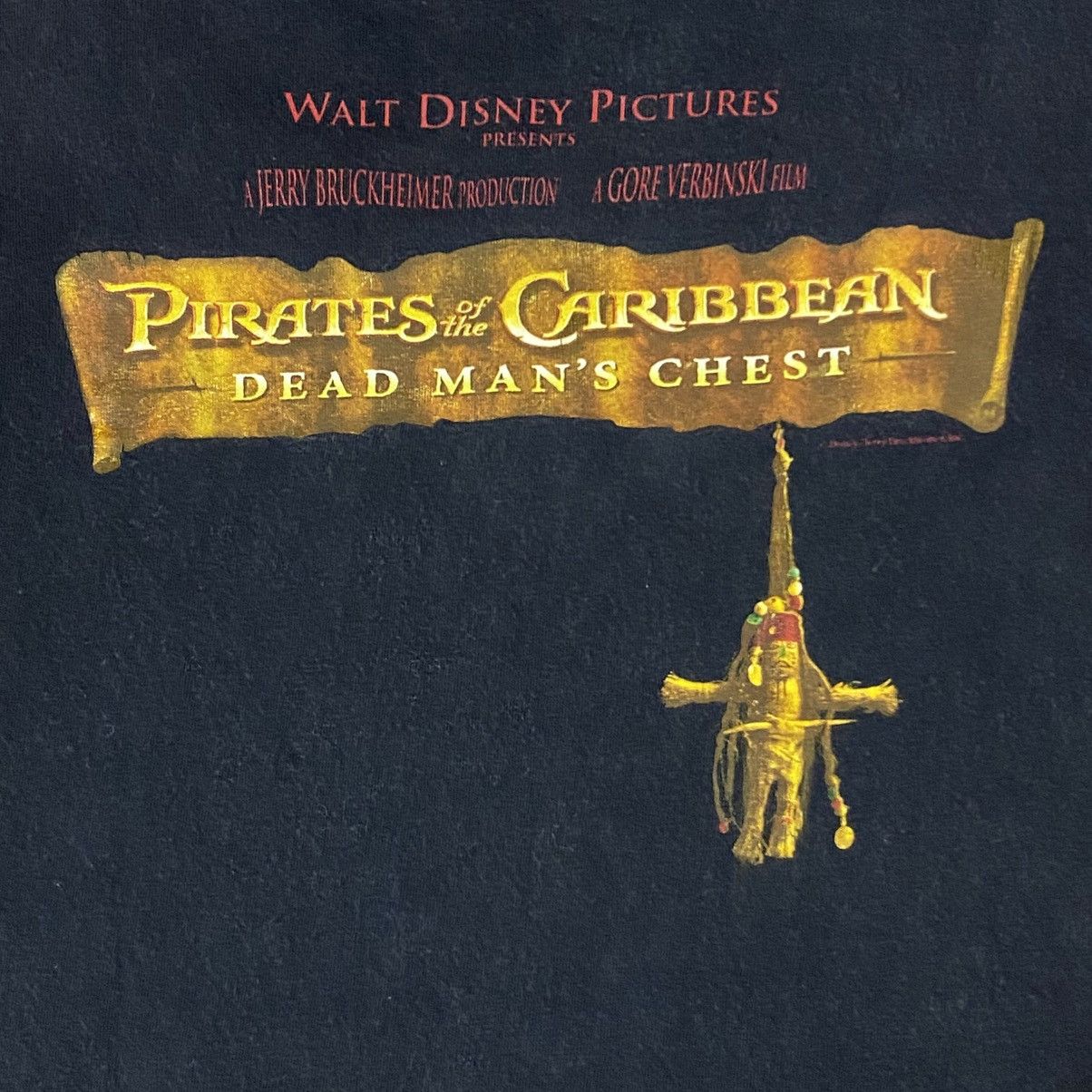 Vintage Vintage Y2K movie pirates of the Caribbean film Size US L / EU 52-54 / 3 - 3 Thumbnail