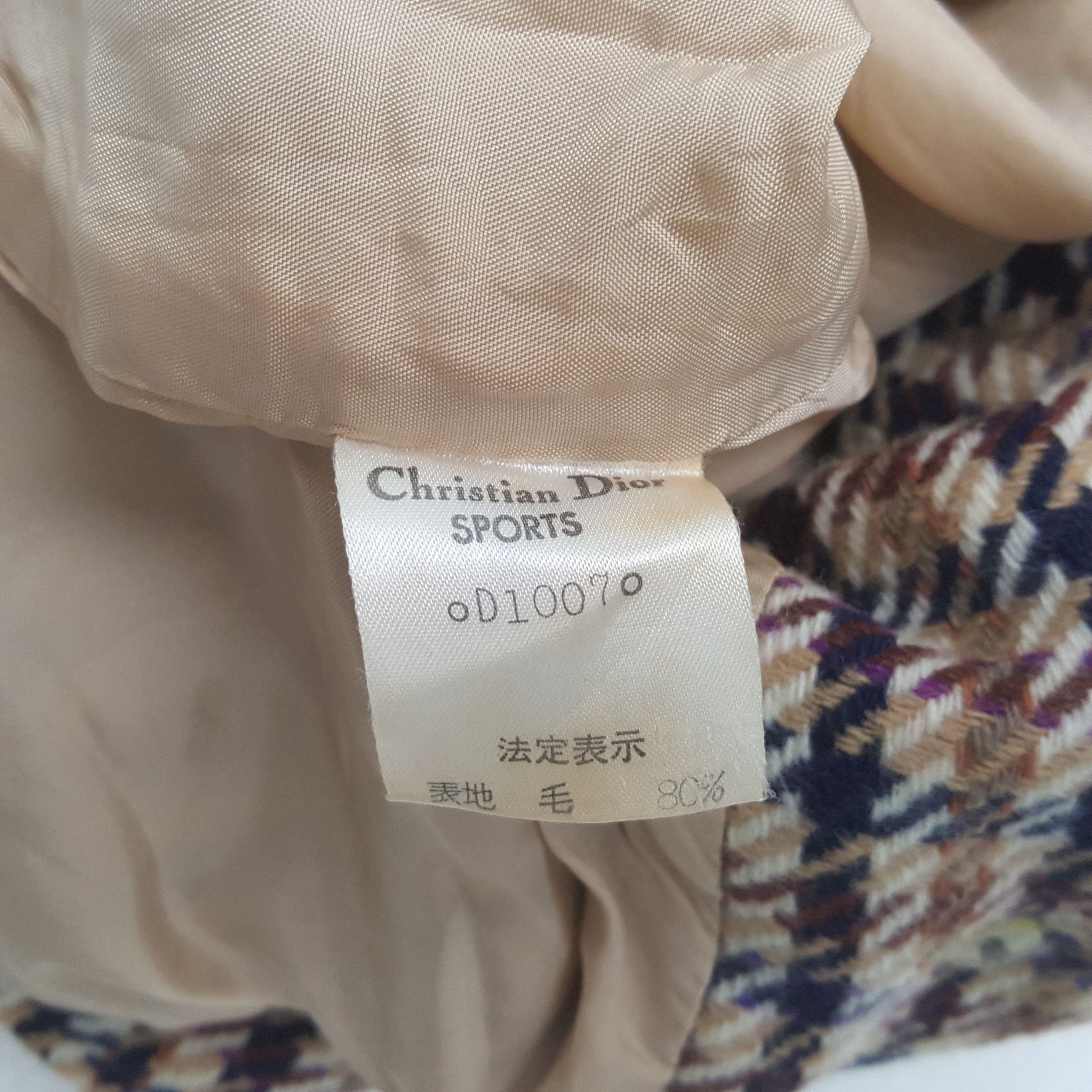 Christian Dior Monsieur Christian Dior Sports Fashion Brand Blazer RR20 Size M / US 6-8 / IT 42-44 - 8 Thumbnail
