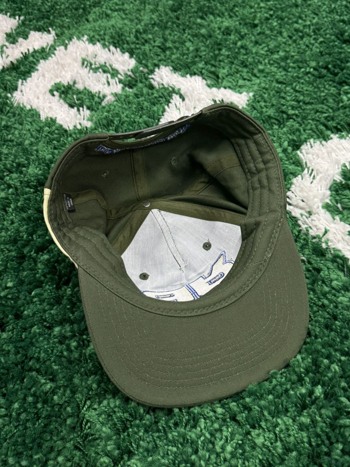 Brockhampton RARE Brockhampton Roadrunner Flame Forest Green Paint Hat Size ONE SIZE - 5 Thumbnail
