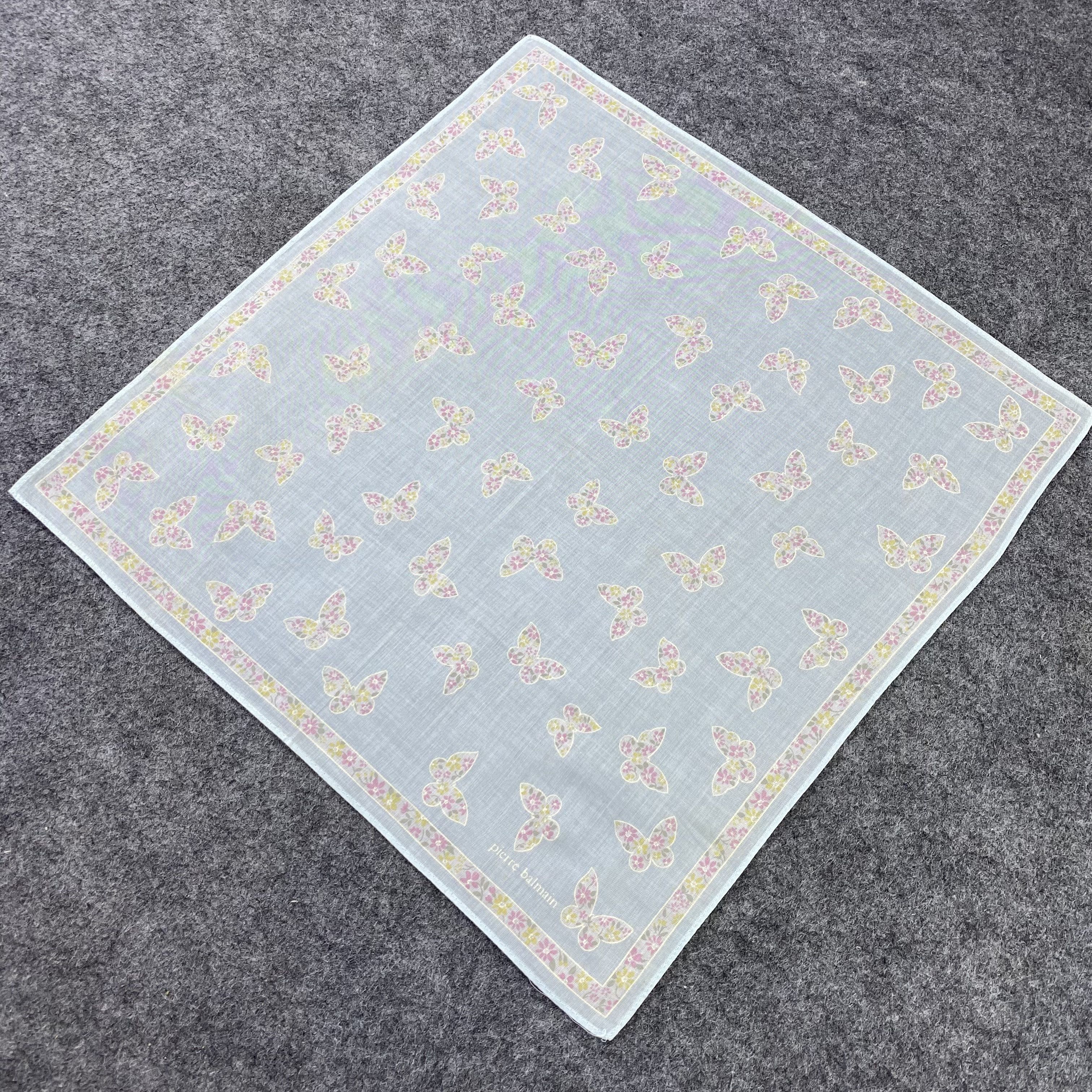 Pierre Balmain × Vintage Pierre Balmain Handkerchief / Bandana / Neckerchief-B591 Size ONE SIZE - 4 Thumbnail