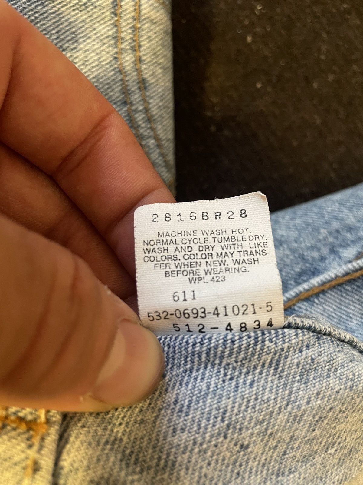 Levi's Vintage Clothing Vintage Levi’s 512 light stone wash Size US 32 / EU 48 - 6 Thumbnail