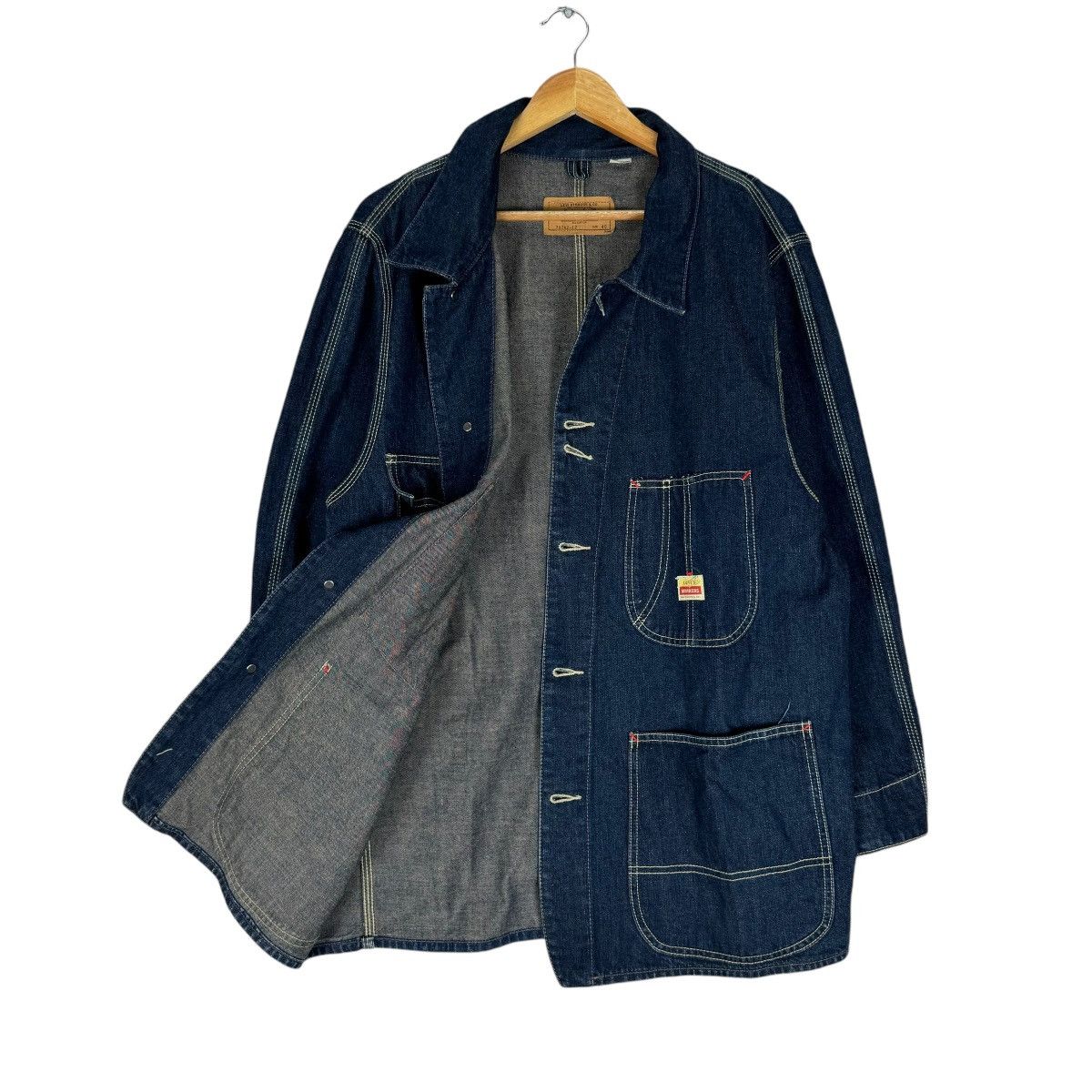 Levi's ⚡️LEVIS DENIM INDIGO WORKWEAR JACKET Size US L / EU 52-54 / 3 - 8 Thumbnail