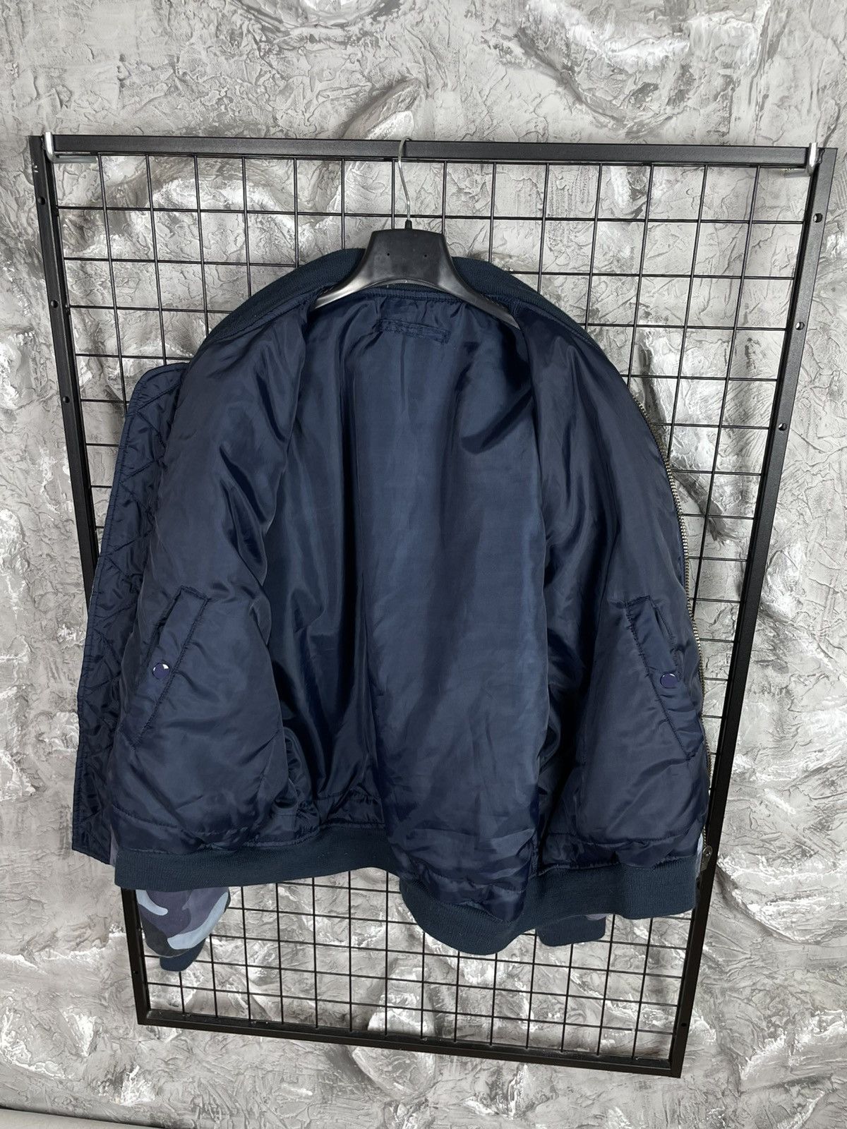 Balenciaga Vintage Reversible Camo /Blue Bomber MA1 Raf Simons Style Size US L / EU 52-54 / 3 - 10 Thumbnail