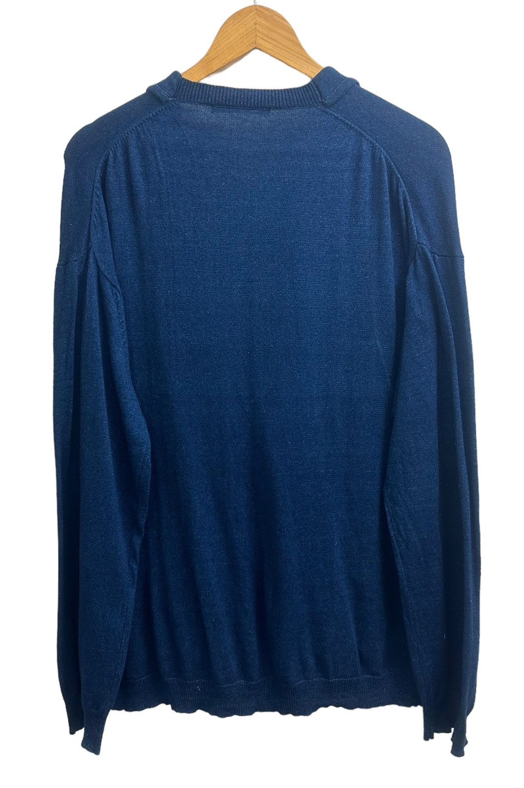 Yohji Yamamoto Archive Y's Workshop Shawl Collar Blue Indigo Cardigan Size US M / EU 48-50 / 2 - 3 Thumbnail