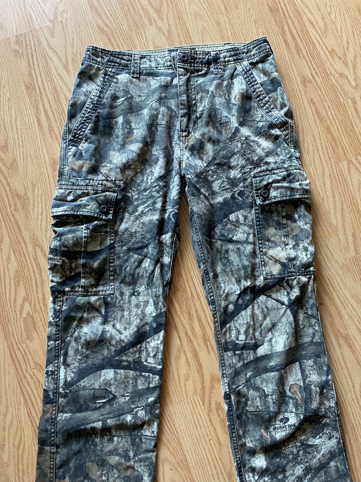 Vintage Vintage Mossy Oak Realtree Camo Cargo Pants Rare crazy Y2k Size US 30 / EU 46 - 2 Thumbnail