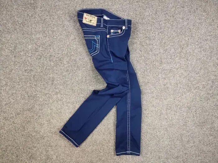 True Religion True Religion Geno Denim Slim Jeans Made in USA Y2K Style Size 28" / US 6 / IT 42 - 4 Thumbnail
