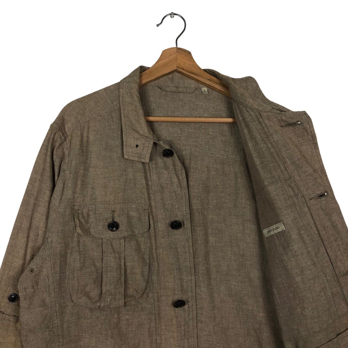 Japanese Brand 🔥Vintage Wool Work Jacket Uniqlo Japan Issey Miyake Size US L / EU 52-54 / 3 - 12 Thumbnail
