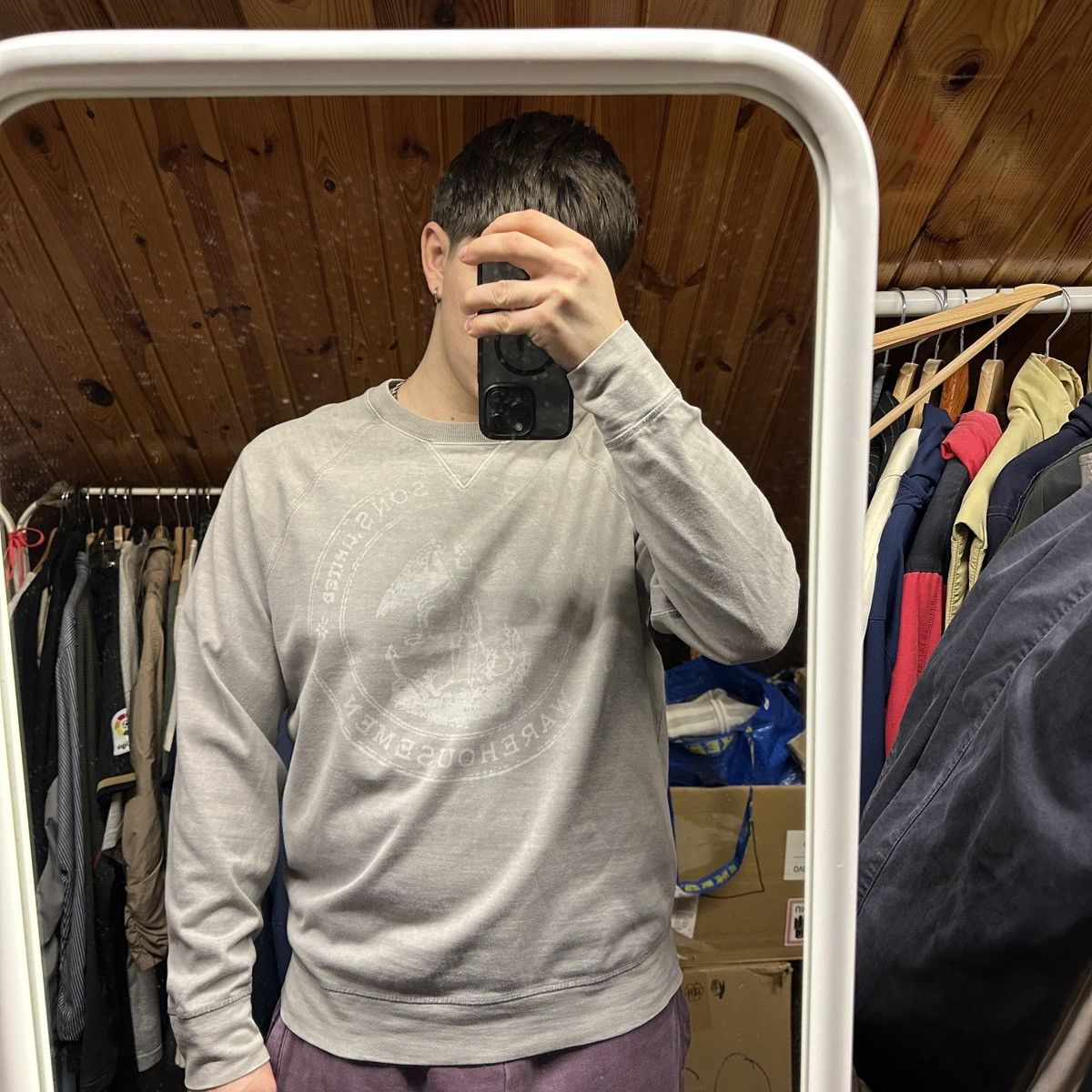 Burberry Burberry Brit Grey Crewneck Sweatshirt XXL Size US XXL / EU 58 / 5 - 10 Thumbnail