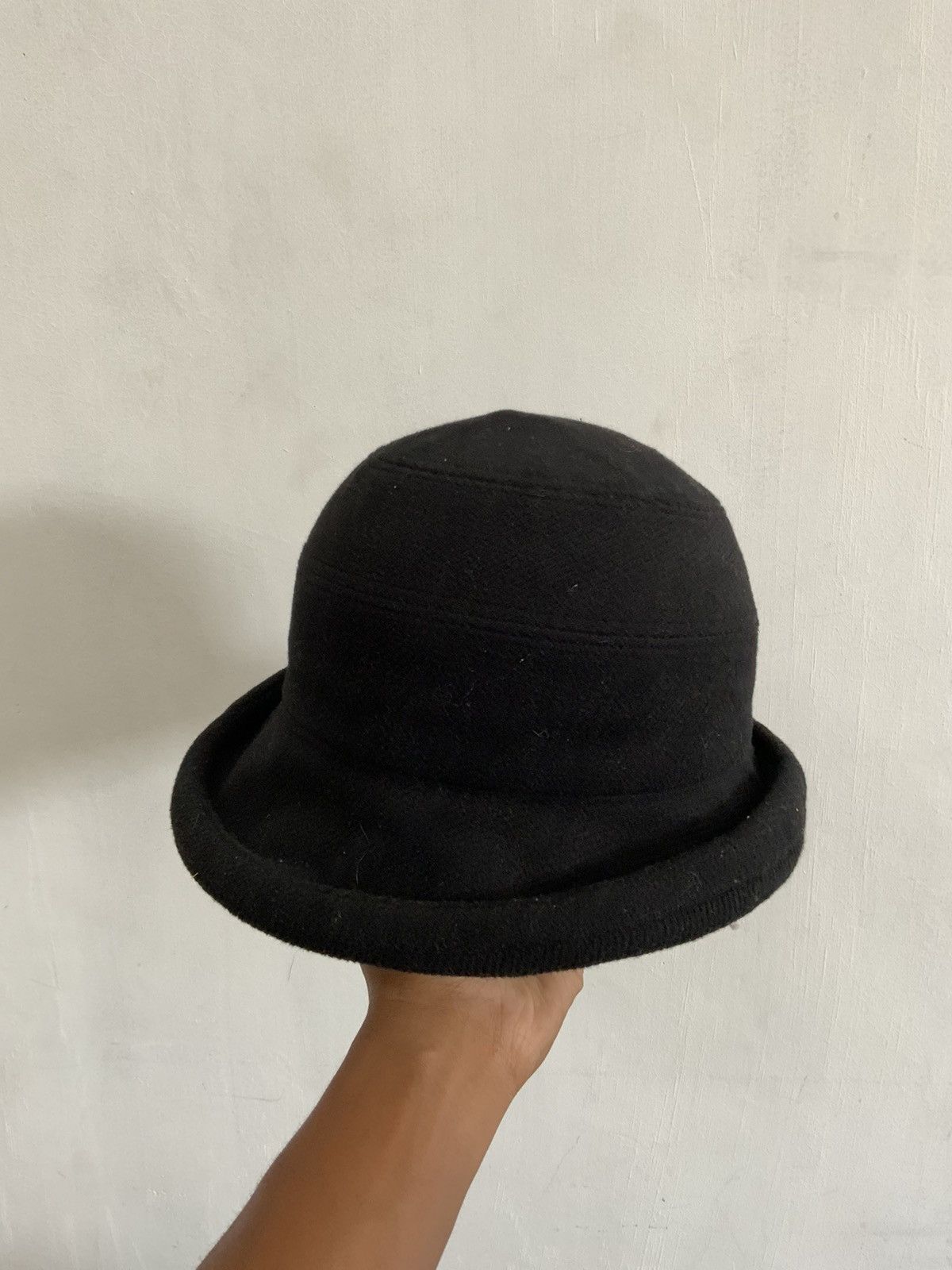 Japanese Brand Velvet Avant Garde Black Outdoor Hat Size ONE SIZE - 1 Thumbnail