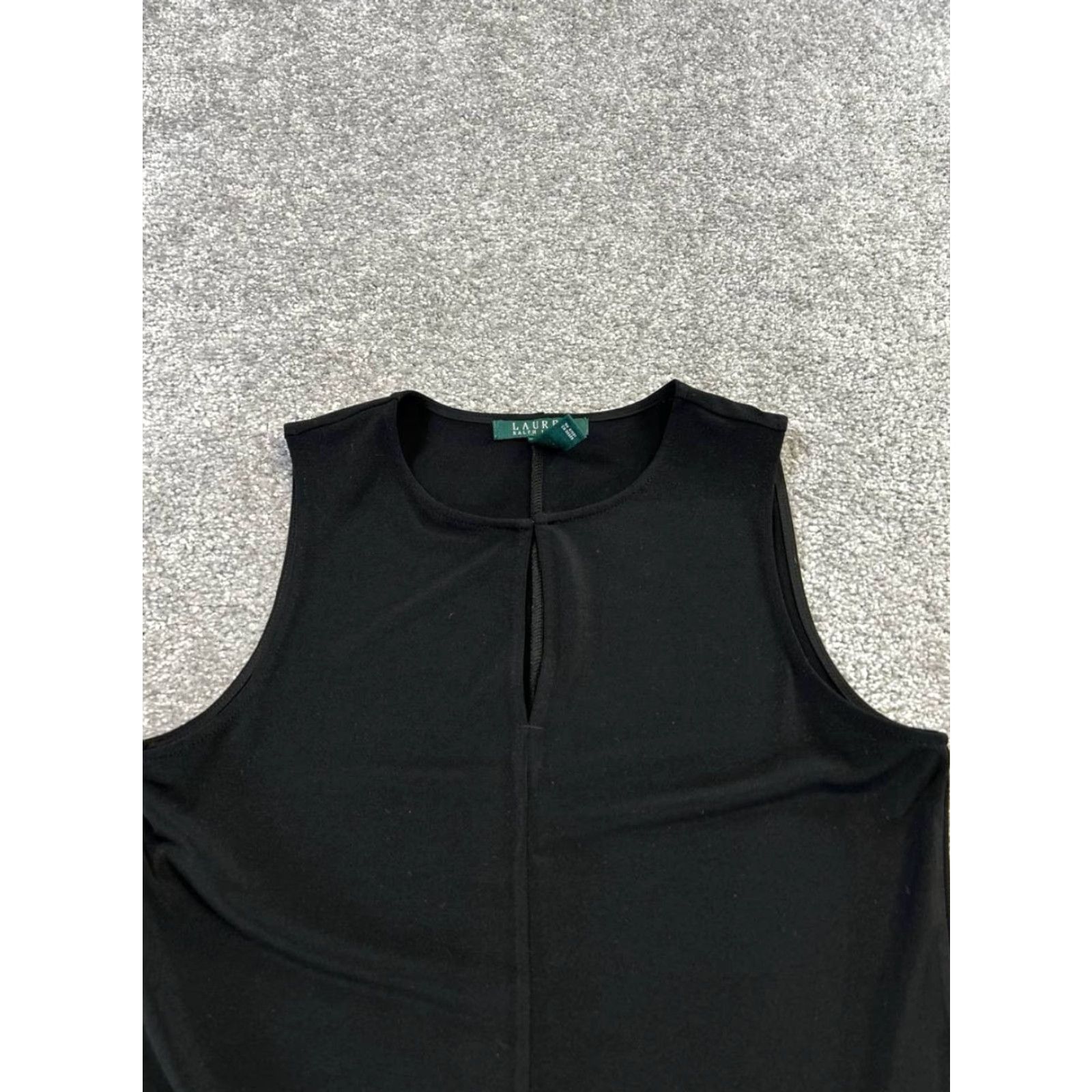 Ralph Lauren VINTAGE Lauren Ralph Lauren Shirt Womens Small Black Blouse Size S / US 4 / IT 40 - 2 Thumbnail