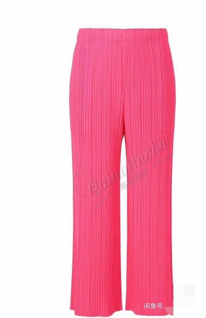 Issey Miyake Issey Miyake Pink pleated pants Size 25" / US 0 / IT 36 - 1 Thumbnail