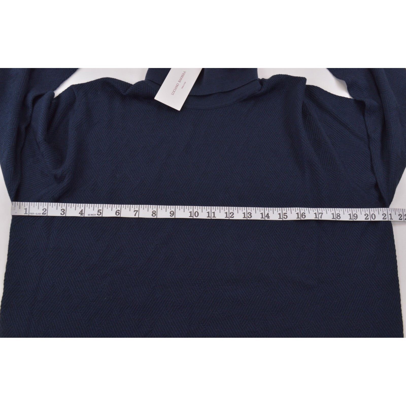 Luciano Barbera Luciano Barbera Sweater Size US XL in Blue Size US XL / EU 56 / 4 - 5 Thumbnail