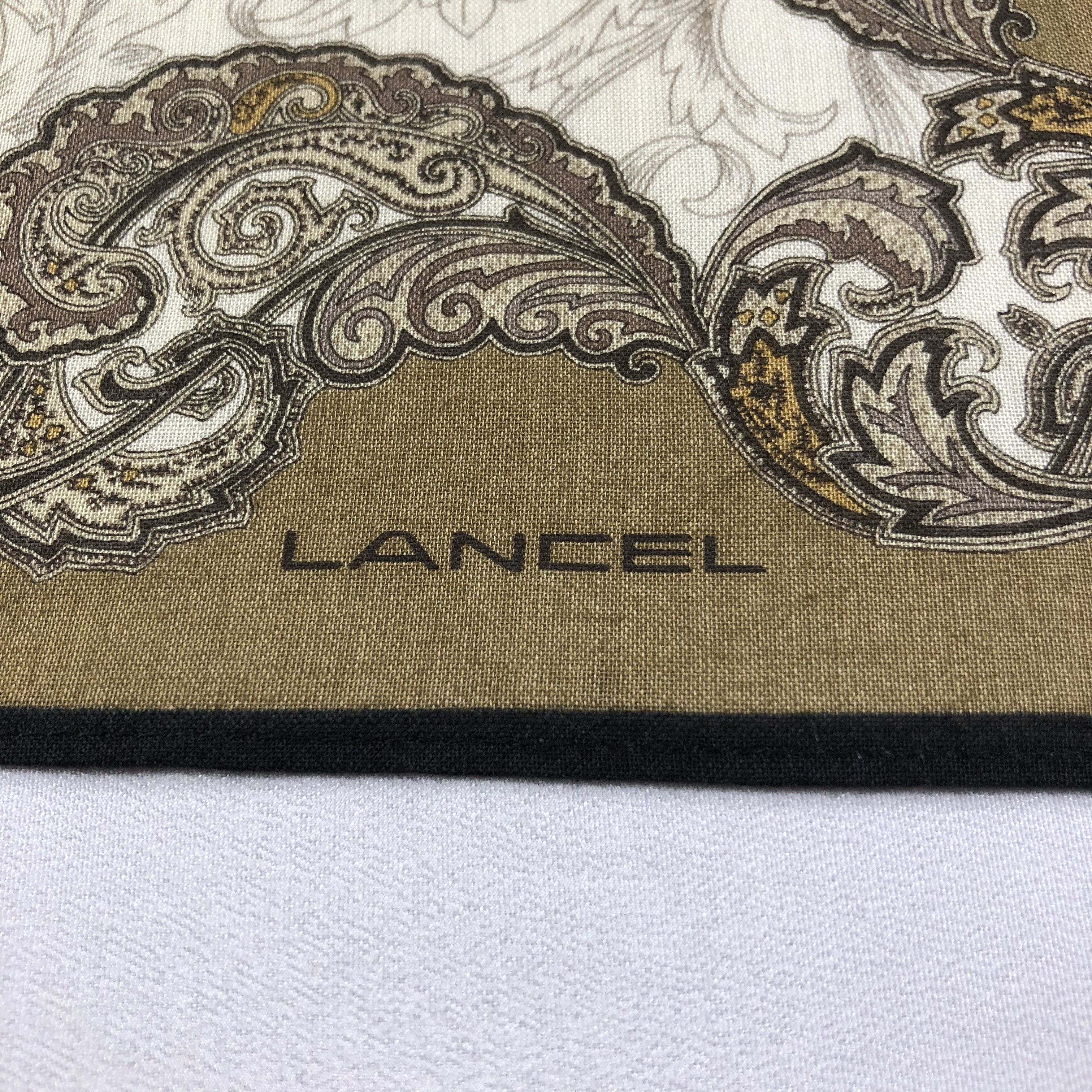 Lancel Lancel Paisley Handkerchief Neckerchief Bandana H1544 Size ONE SIZE - 4 Thumbnail