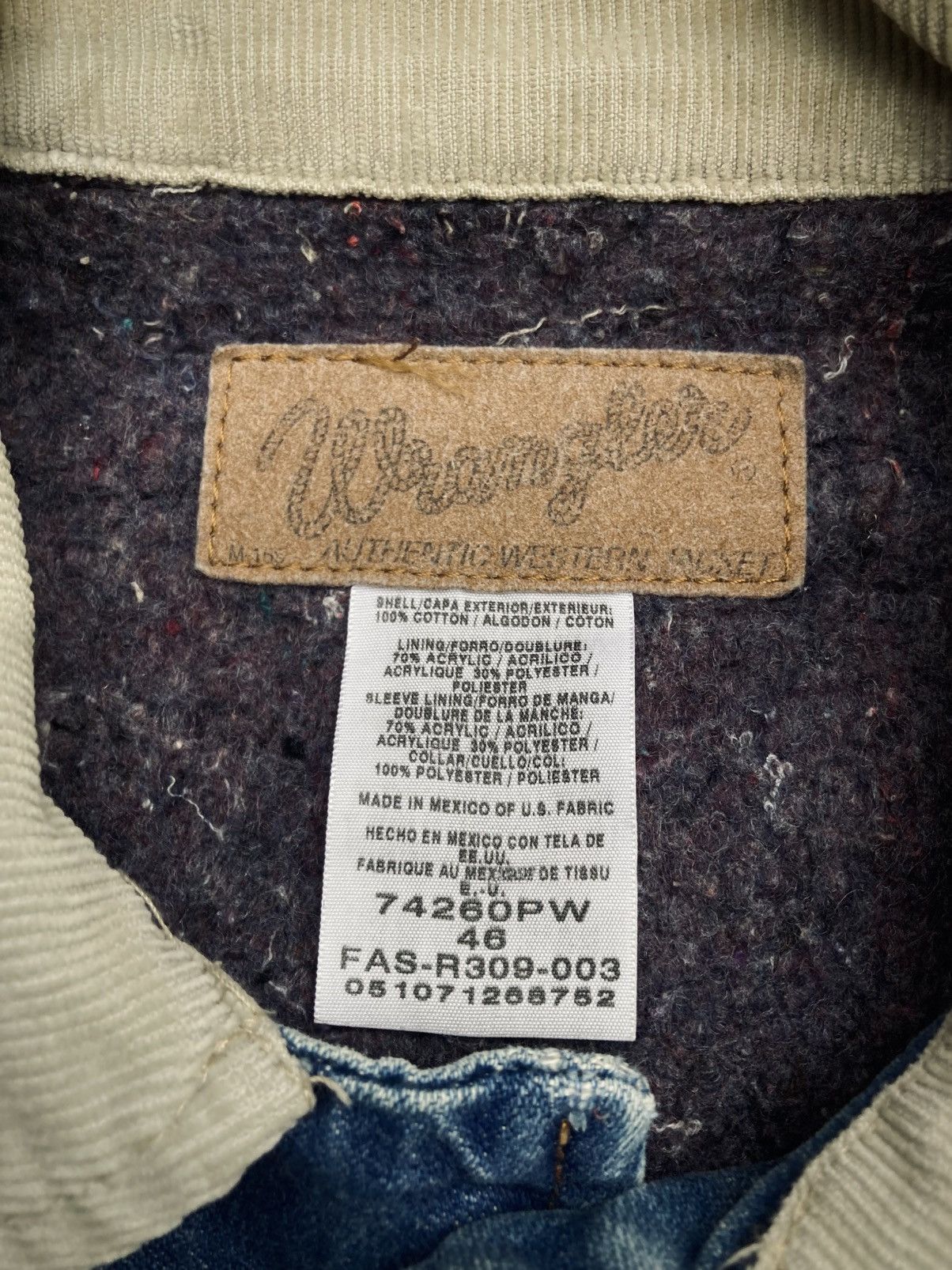 Wrangler Vintage 90s Wrangler Western Denim Jacket Size US L / EU 52-54 / 3 - 8 Thumbnail
