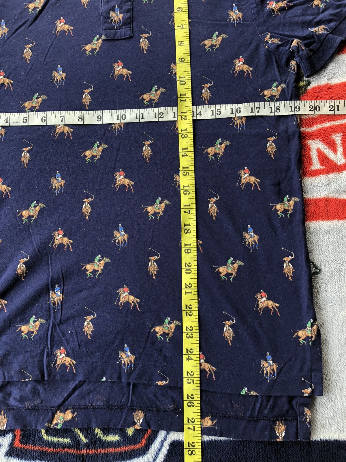 Polo Ralph Lauren Vintage Polo Ralph Lauren Horse Logo Overprint Collar Tee Size US M / EU 48-50 / 2 - 8 Thumbnail