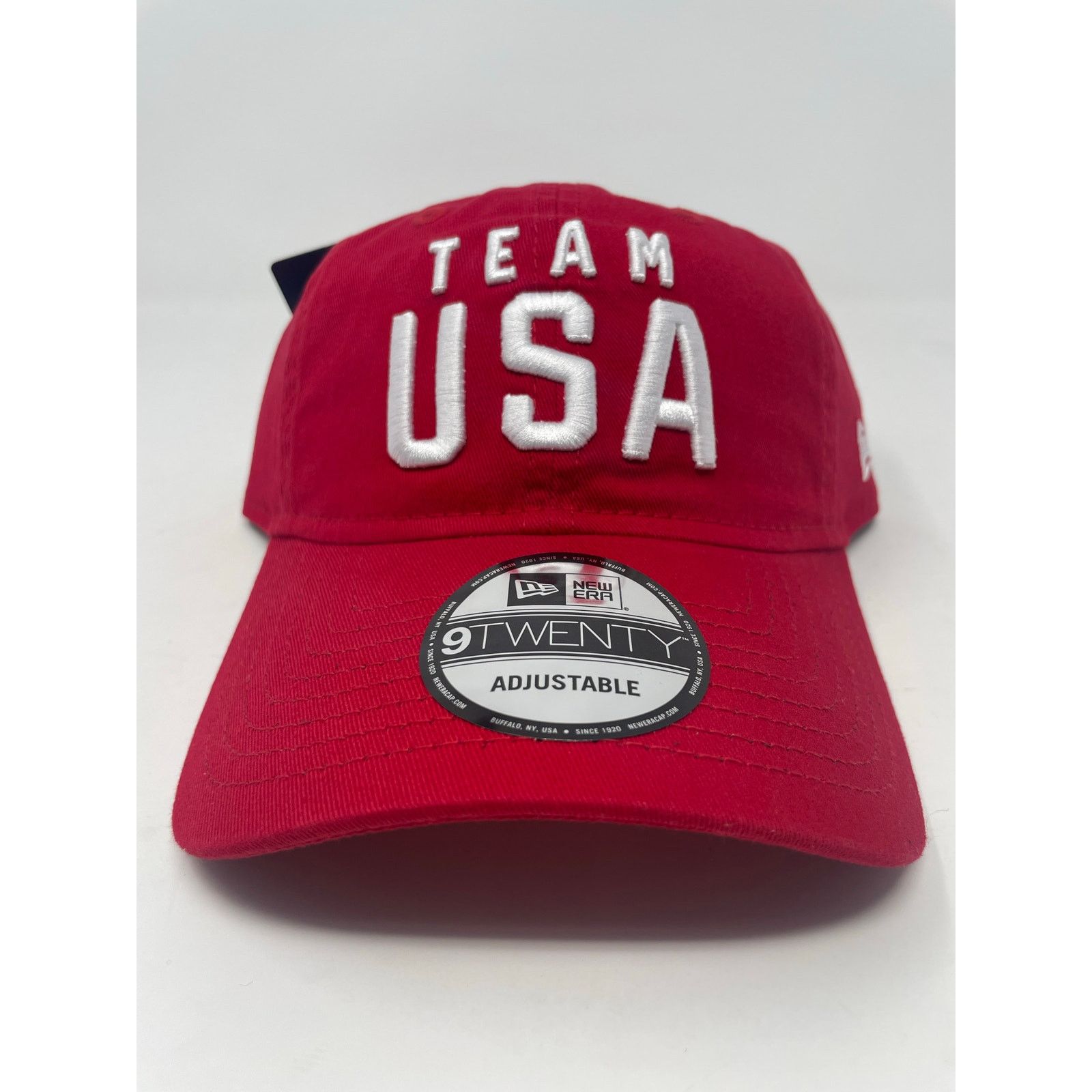New Era New Era Team USA Olympics 9TWENTY Adjustable Hat Cap Red Men Size ONE SIZE - 1 Thumbnail