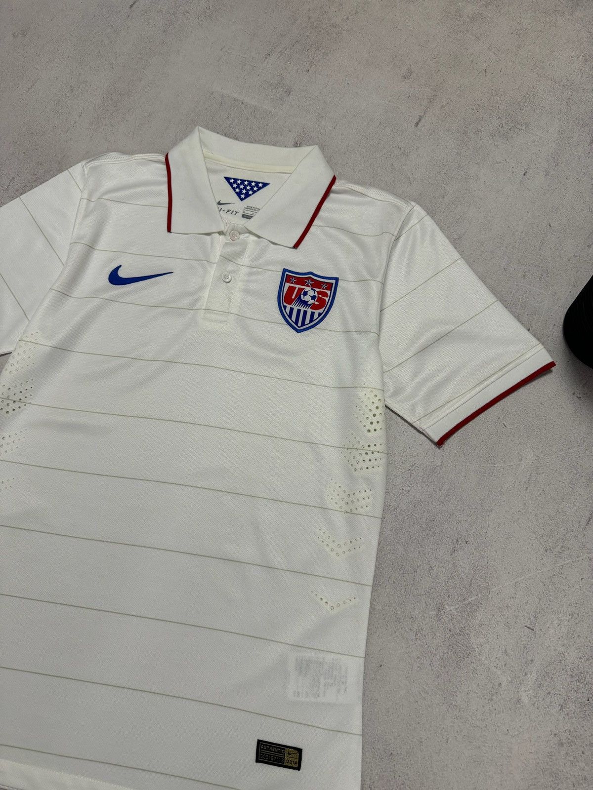 Nike × Vintage Vintage Nike USA Jersey T Shirt 2013 Soccer White S Size Size US S / EU 44-46 / 1 - 3 Thumbnail