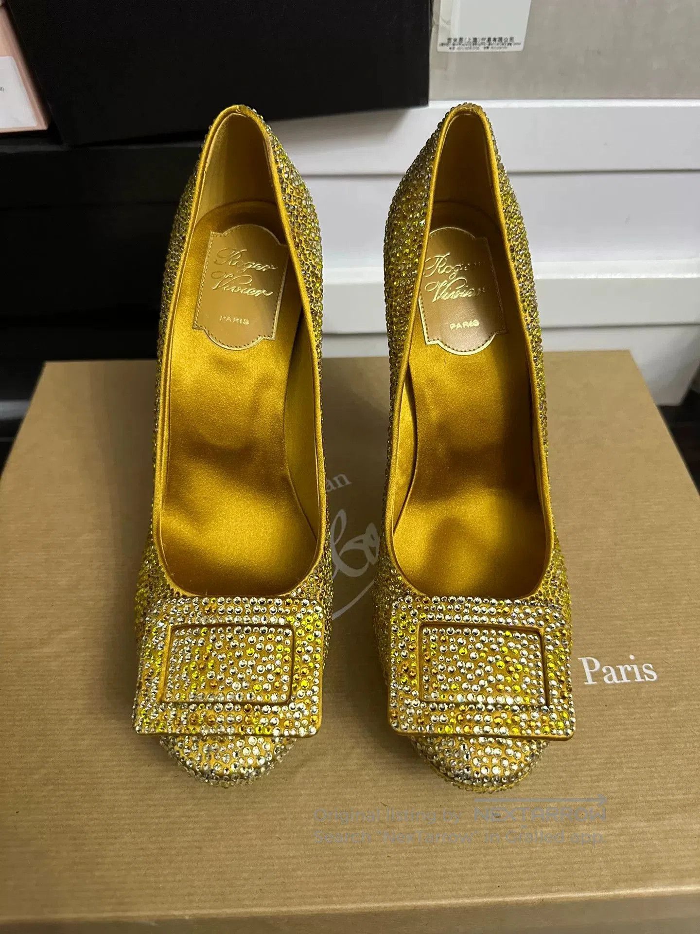 Roger Vivier Roger Vivier RV Crystal Diamond Shoes. Size US 6.5 / IT 36.5 - 1 Thumbnail